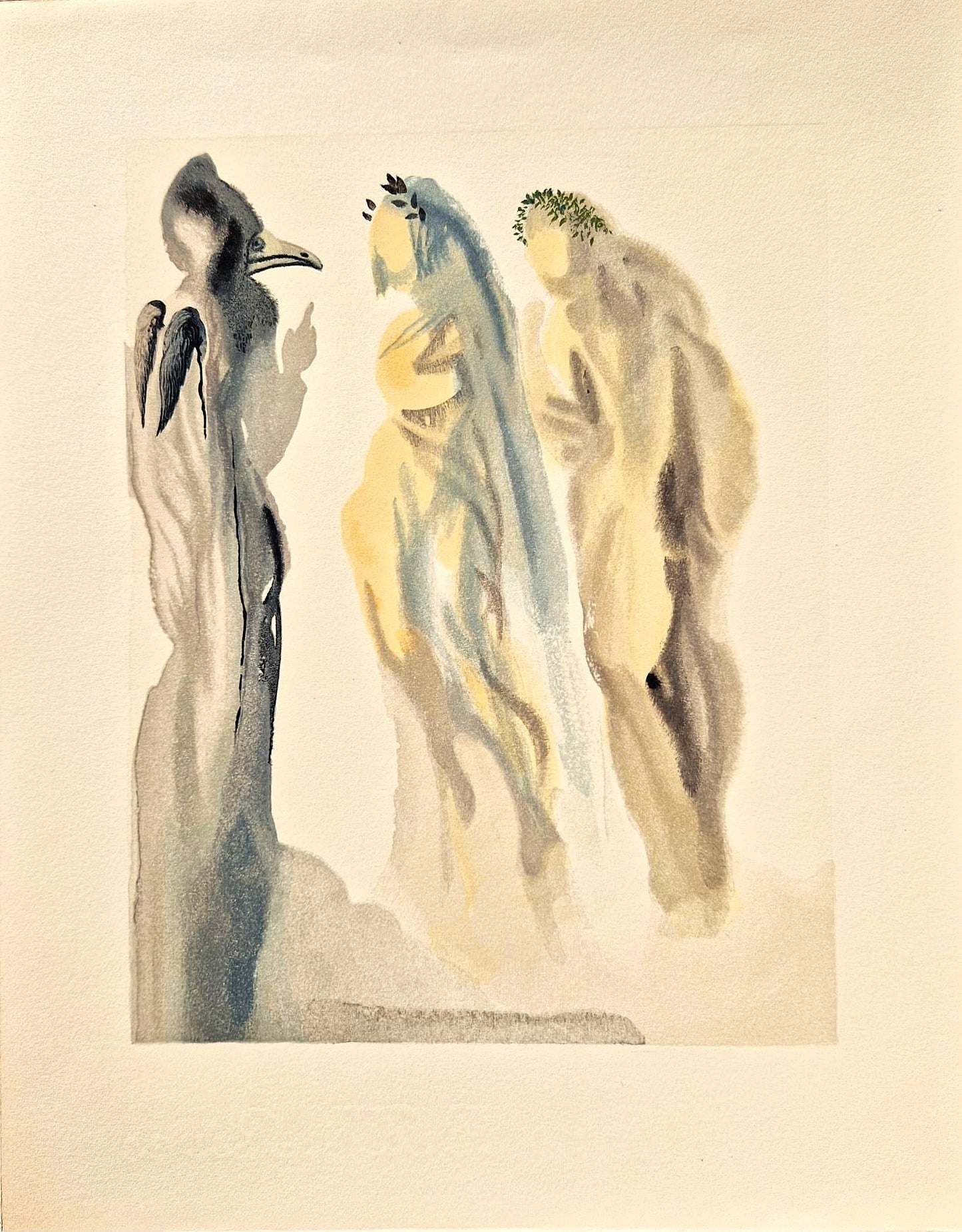 SALVADOR DALI - Nebo Venuše (Dante - Božská komédia) (Bez rámu) Drevoryt