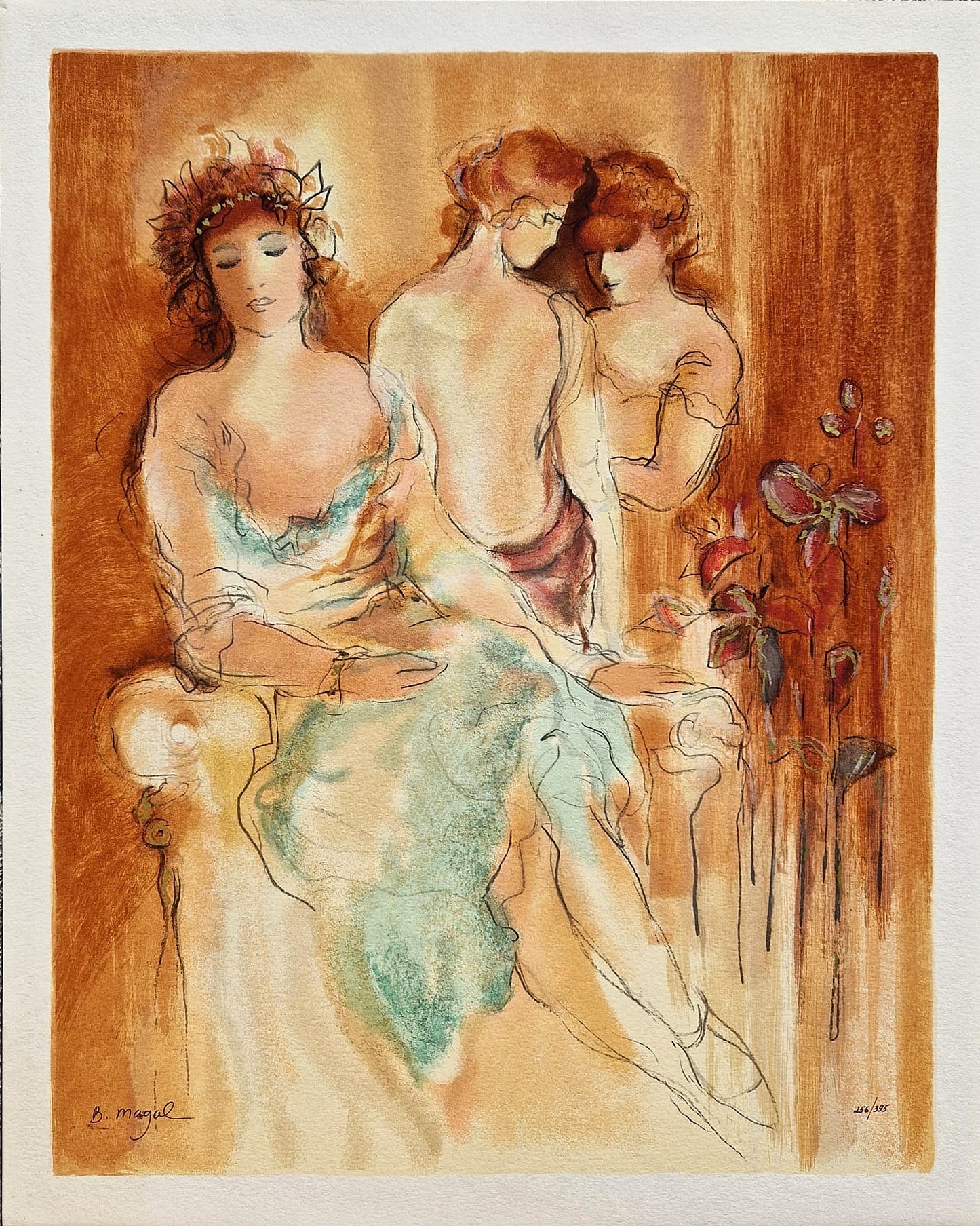 BATIA MAGAL - Aristocrats (DISCOUNT!) (Unframed) Serigraph