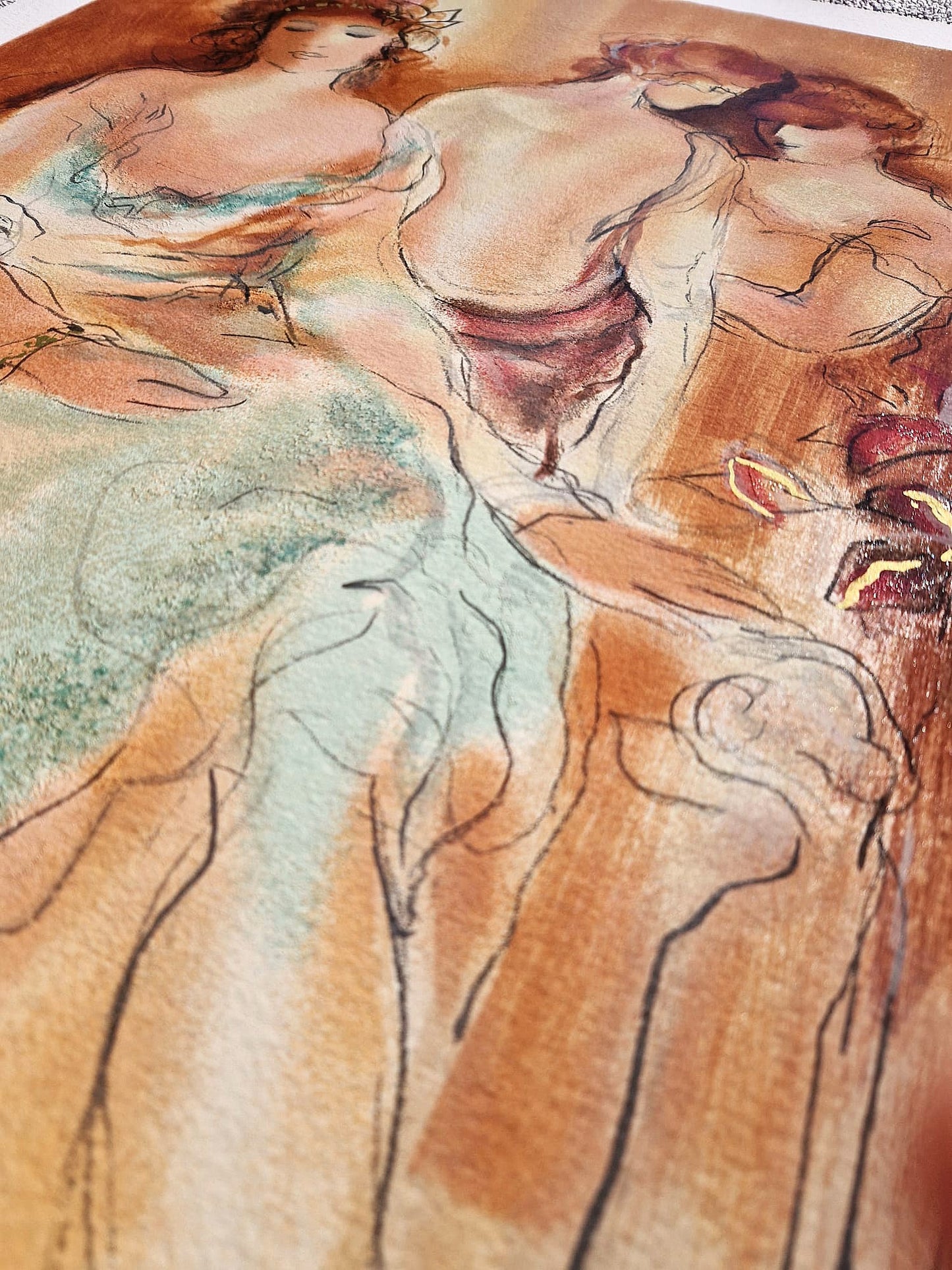 BATIA MAGAL - Aristocrats (DISCOUNT!) (Unframed) Serigraph