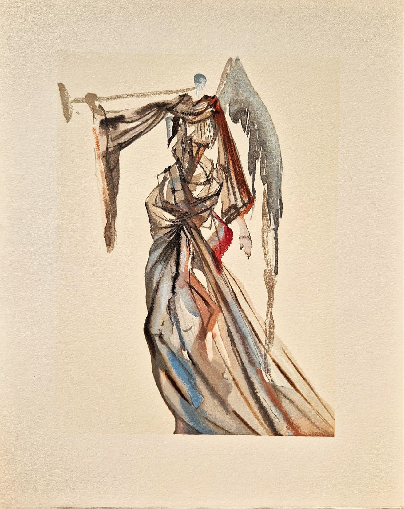 SALVADOR DALI - Pieseň múdrych duchov (Dante - Božská komédia) (Bez rámu)