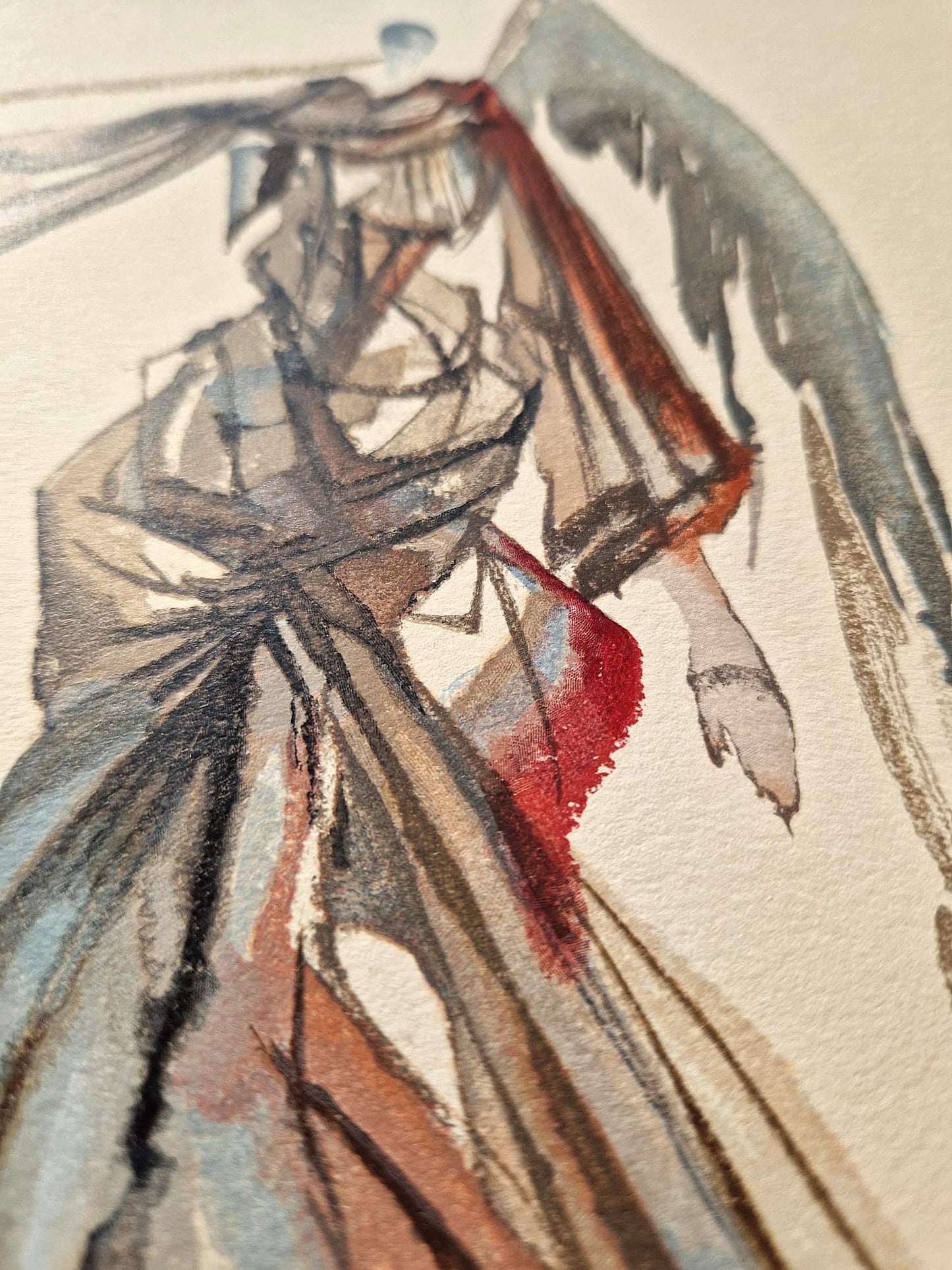 SALVADOR DALI - Pieseň múdrych duchov (Dante - Božská komédia) (Bez rámu)