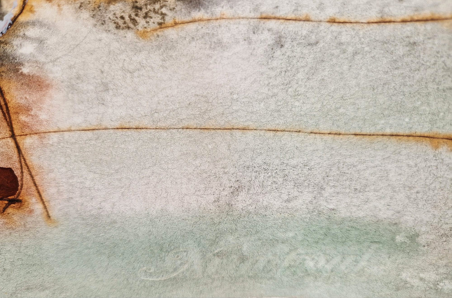 MICHAEL ROZENVAIN - The Sacred Melody (UNIQUE - Watercolor) (Unframed)