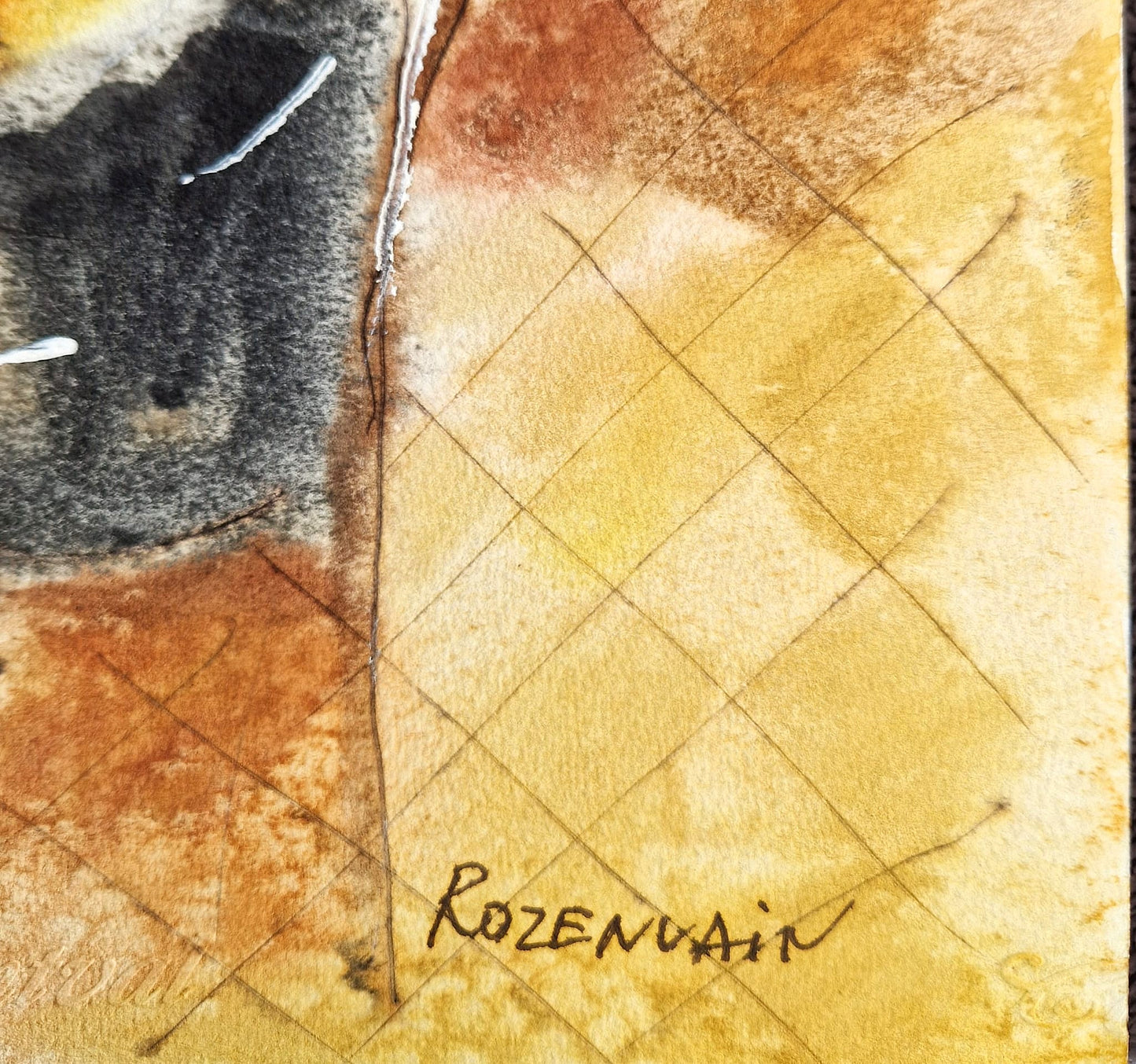 MICHAEL ROZENVAIN - Concerto in C Minor (UNIQUE - Watercolor) (Unframed)