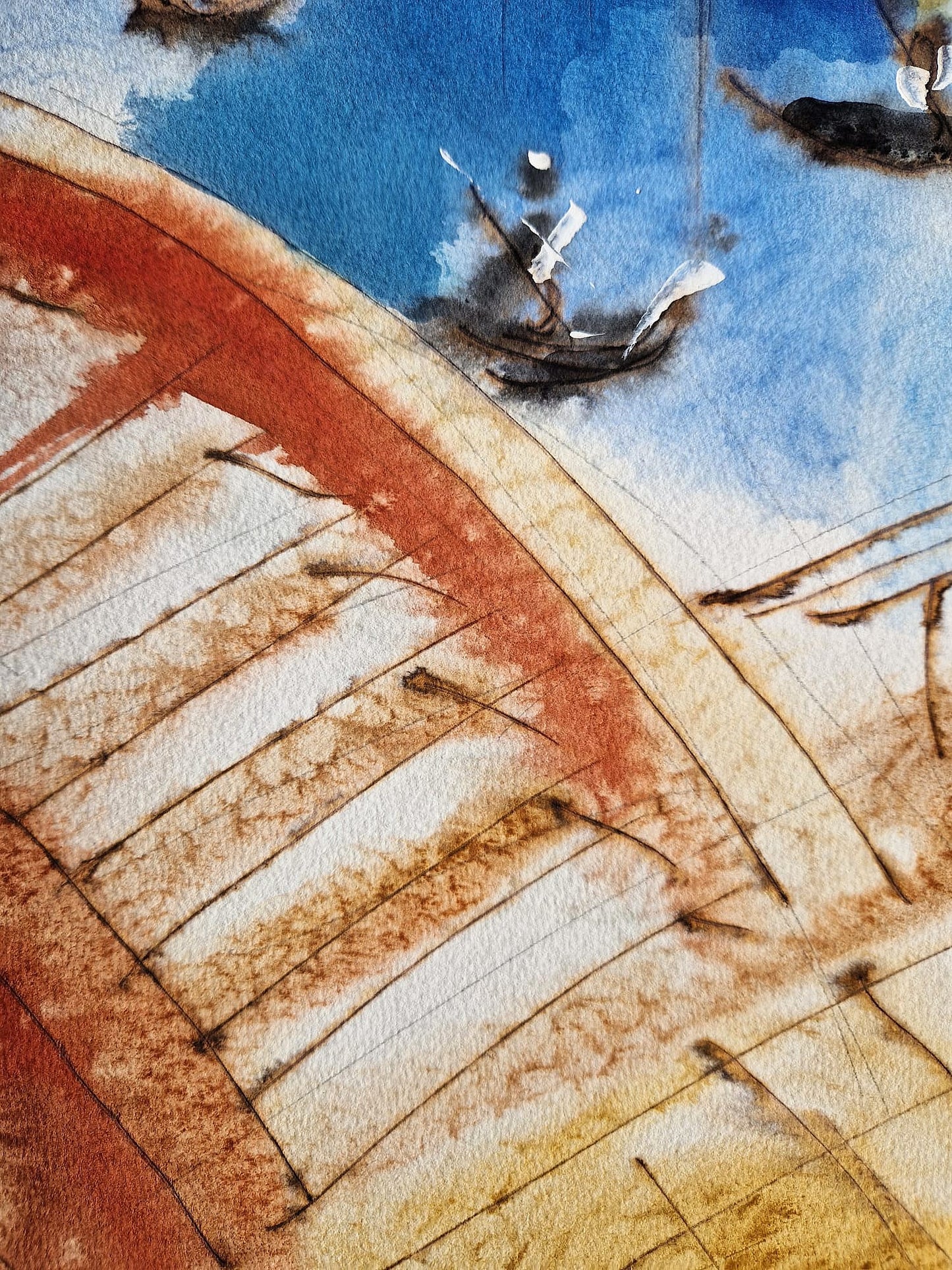 MICHAEL ROZENVAIN - Concerto in C Minor (UNIQUE - Watercolor) (Unframed)