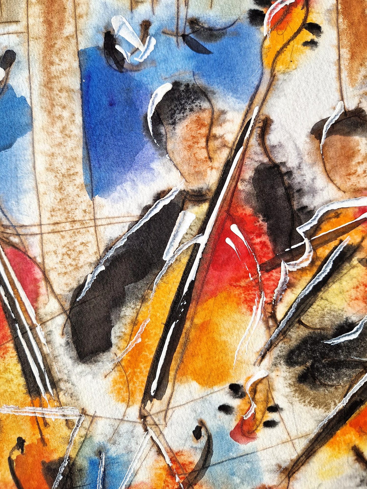 MICHAEL ROZENVAIN - Concerto in C Minor (UNIQUE - Watercolor) (Unframed)