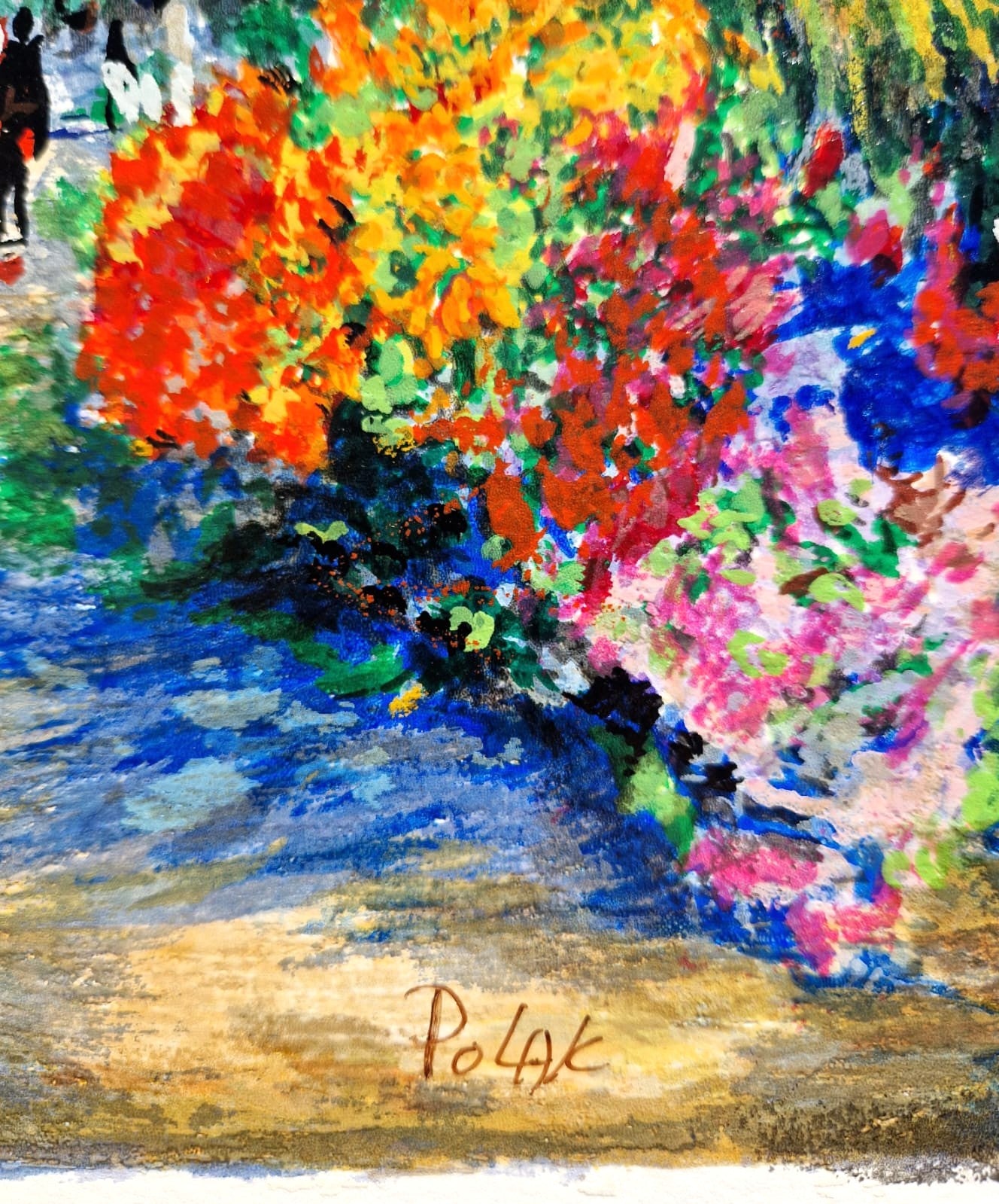 DIMITRI POLAK - Záhradná prechádzka (nerámovaná) serigrafia