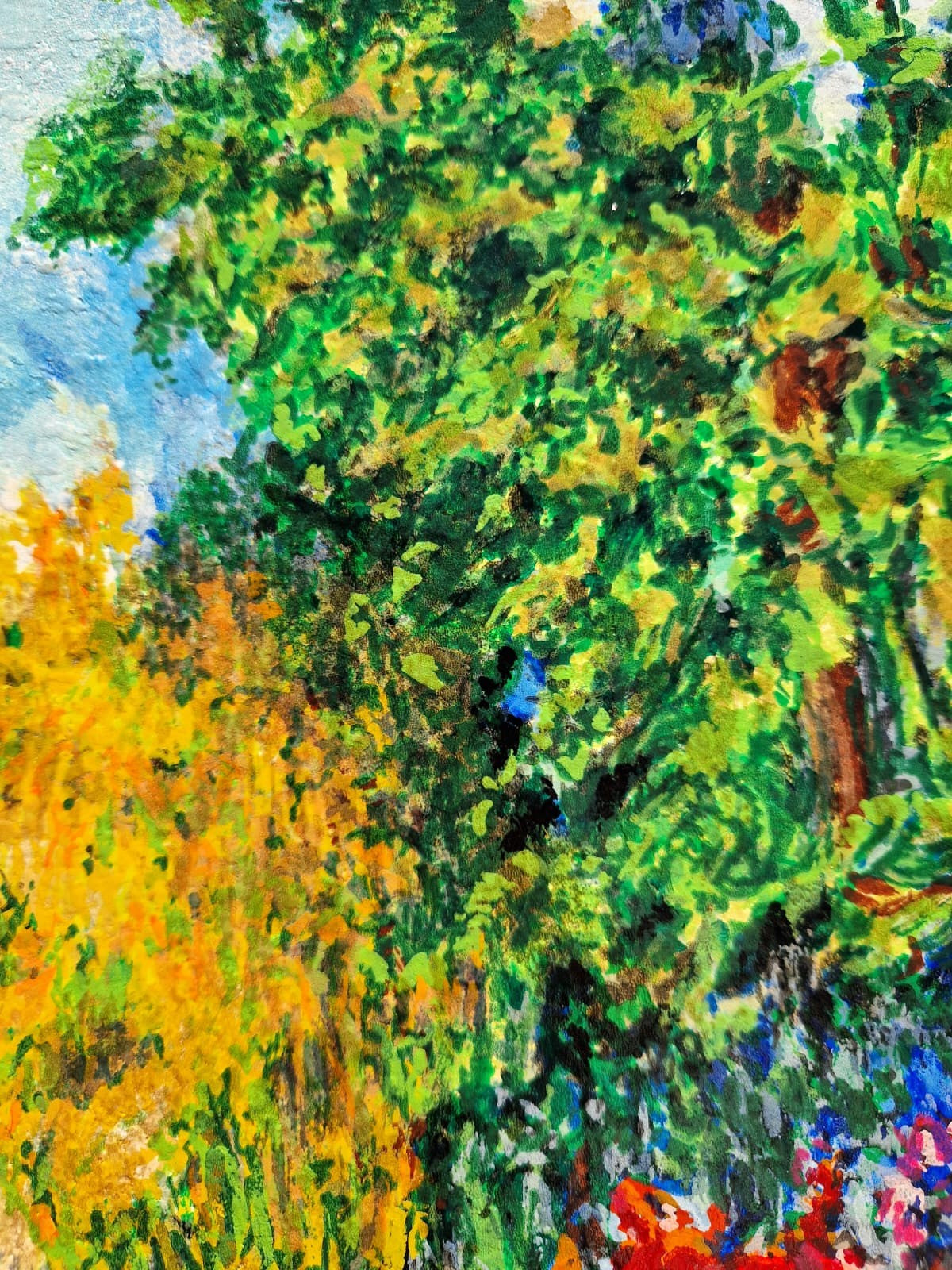 DIMITRI POLAK - Záhradná prechádzka (nerámovaná) serigrafia