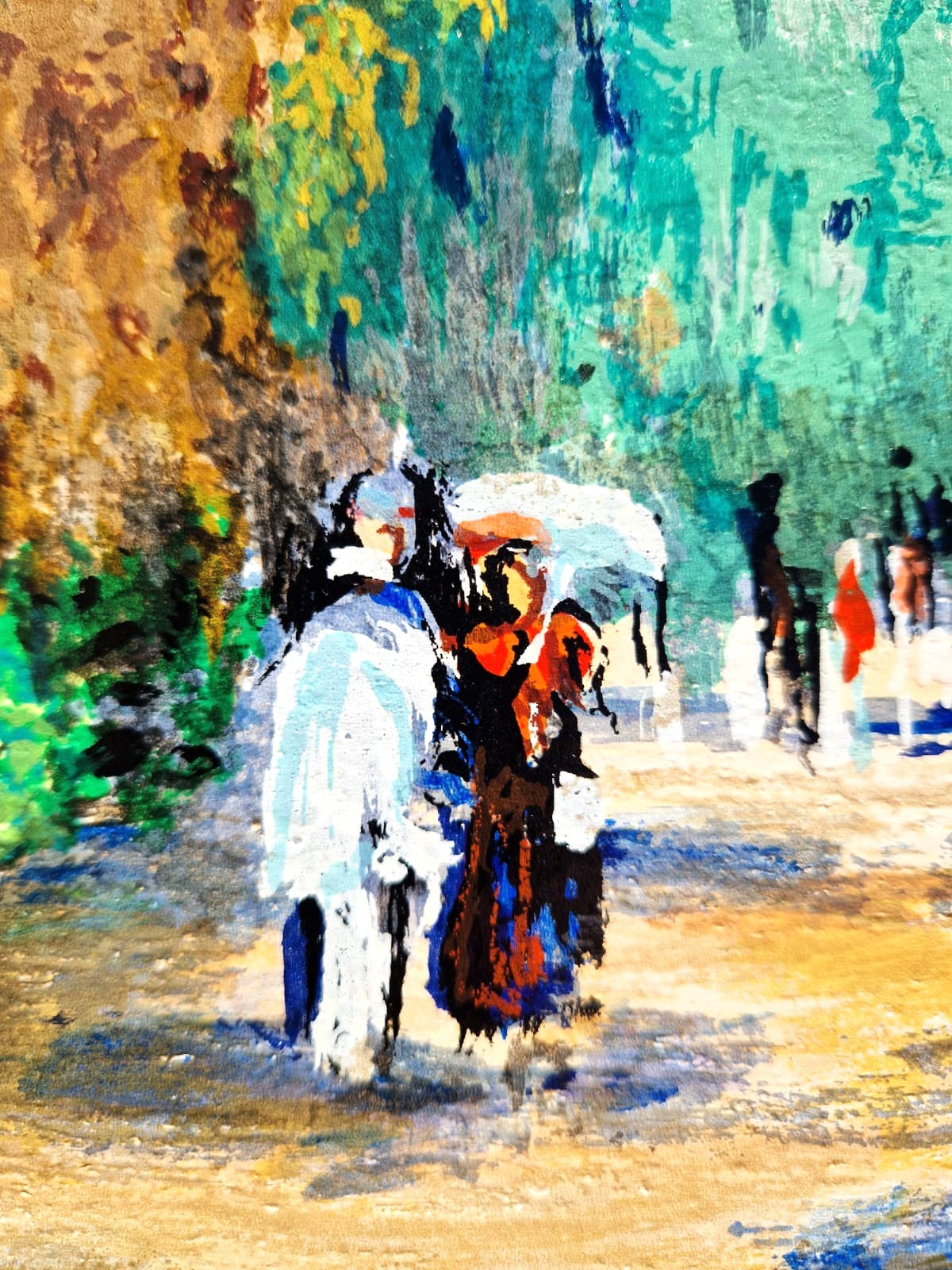 DIMITRI POLAK - Záhradná prechádzka (nerámovaná) serigrafia