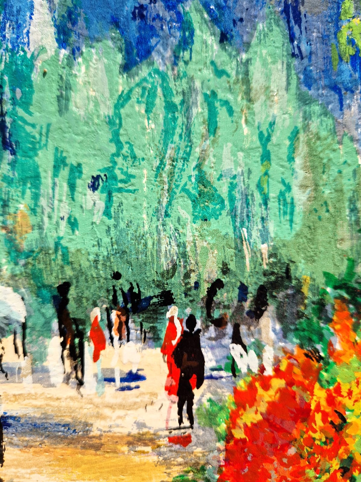 DIMITRI POLAK - Záhradná prechádzka (nerámovaná) serigrafia