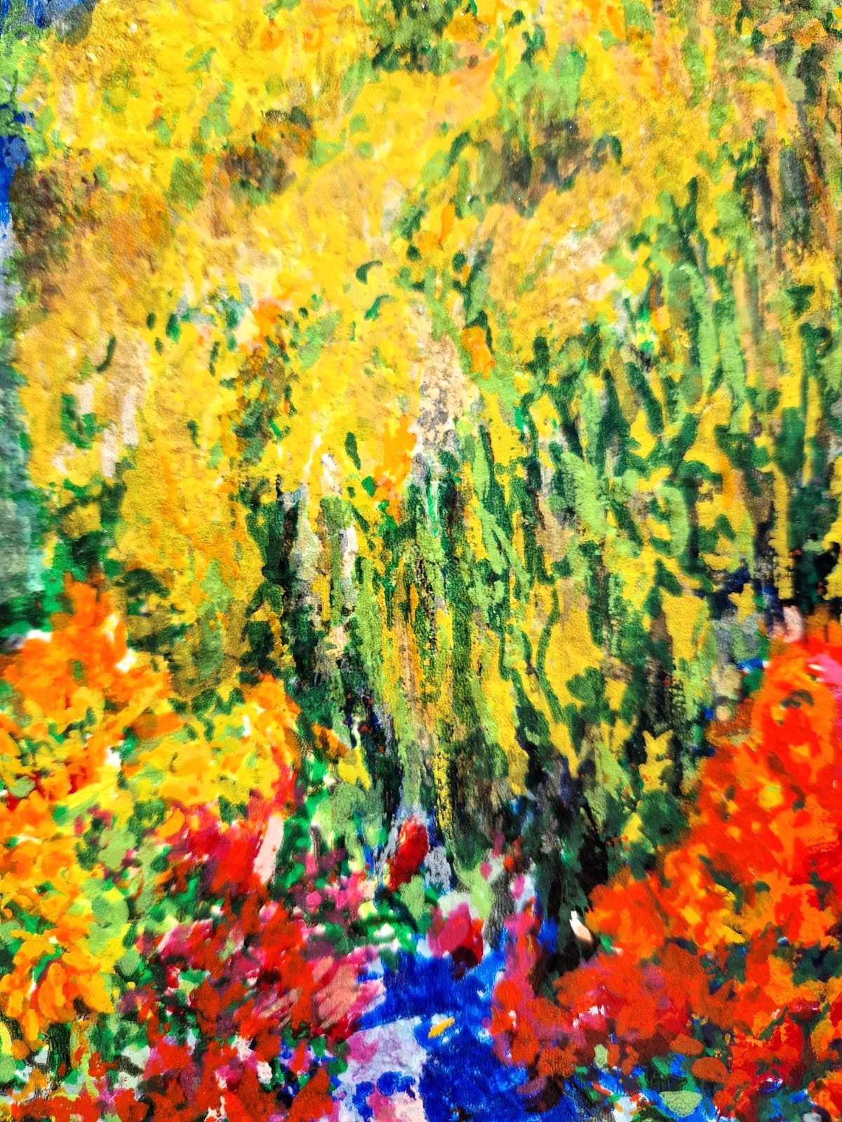 DIMITRI POLAK - Záhradná prechádzka (nerámovaná) serigrafia