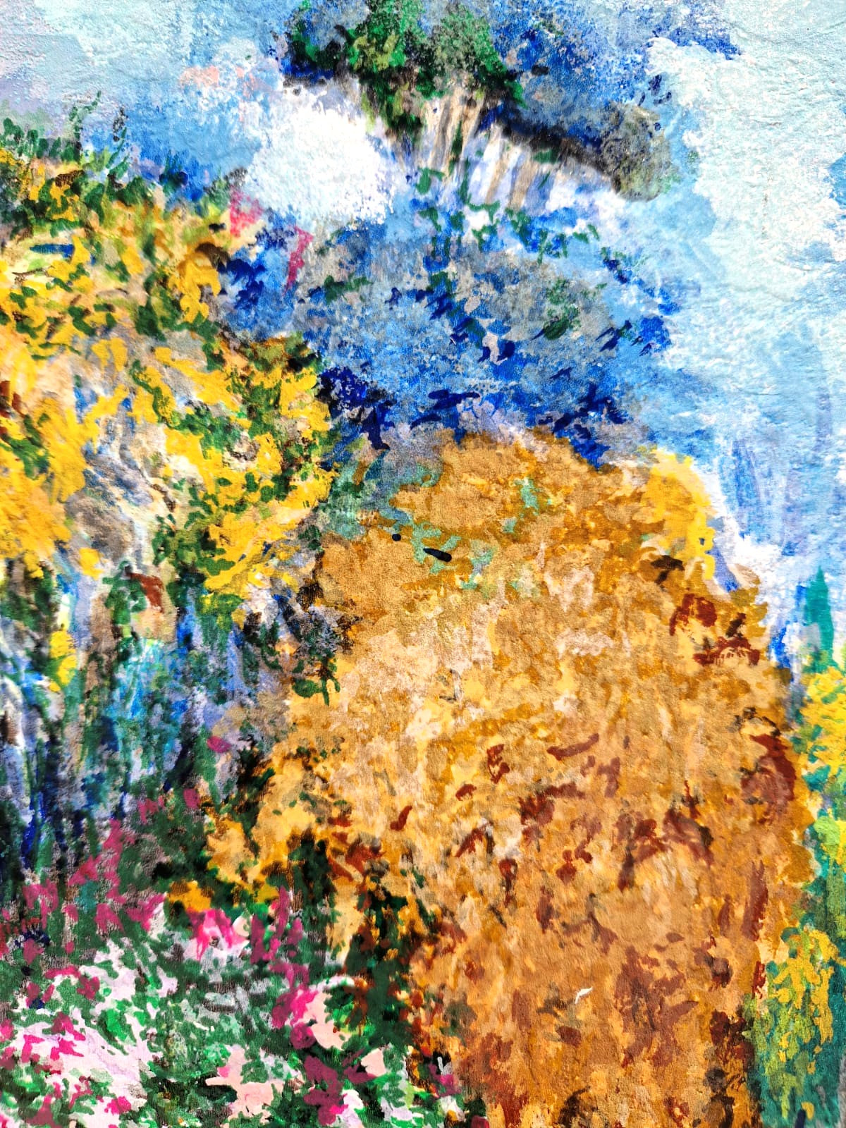 DIMITRI POLAK - Záhradná prechádzka (nerámovaná) serigrafia