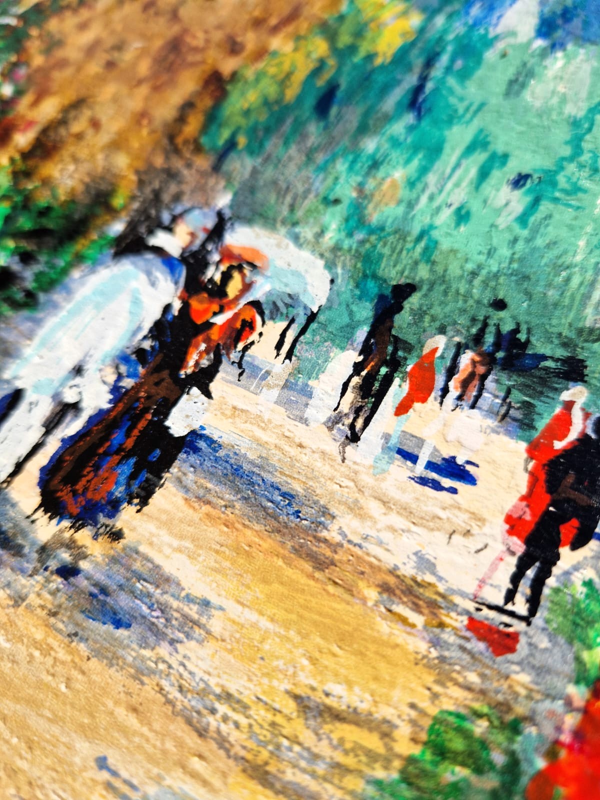 DIMITRI POLAK - Záhradná prechádzka (nerámovaná) serigrafia