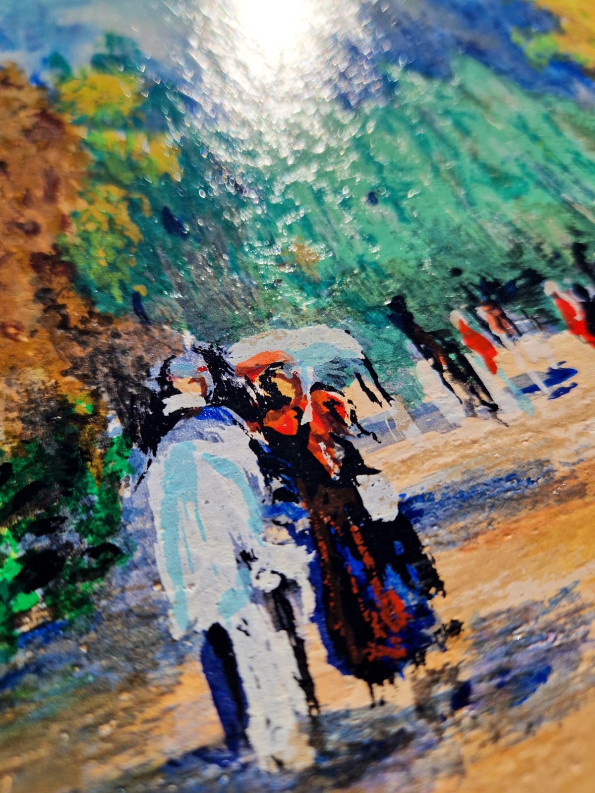 DIMITRI POLAK - Záhradná prechádzka (nerámovaná) serigrafia