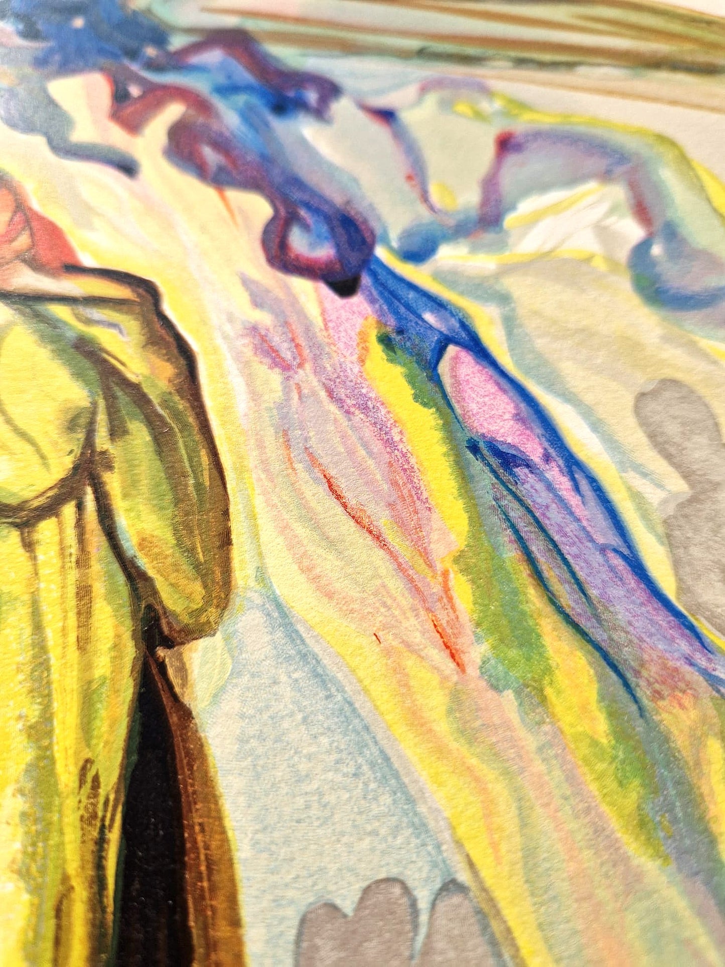 SALVADOR DALI - Ghost of Ancestors (Dante - Divine comedy) (Unframed) Woodcut