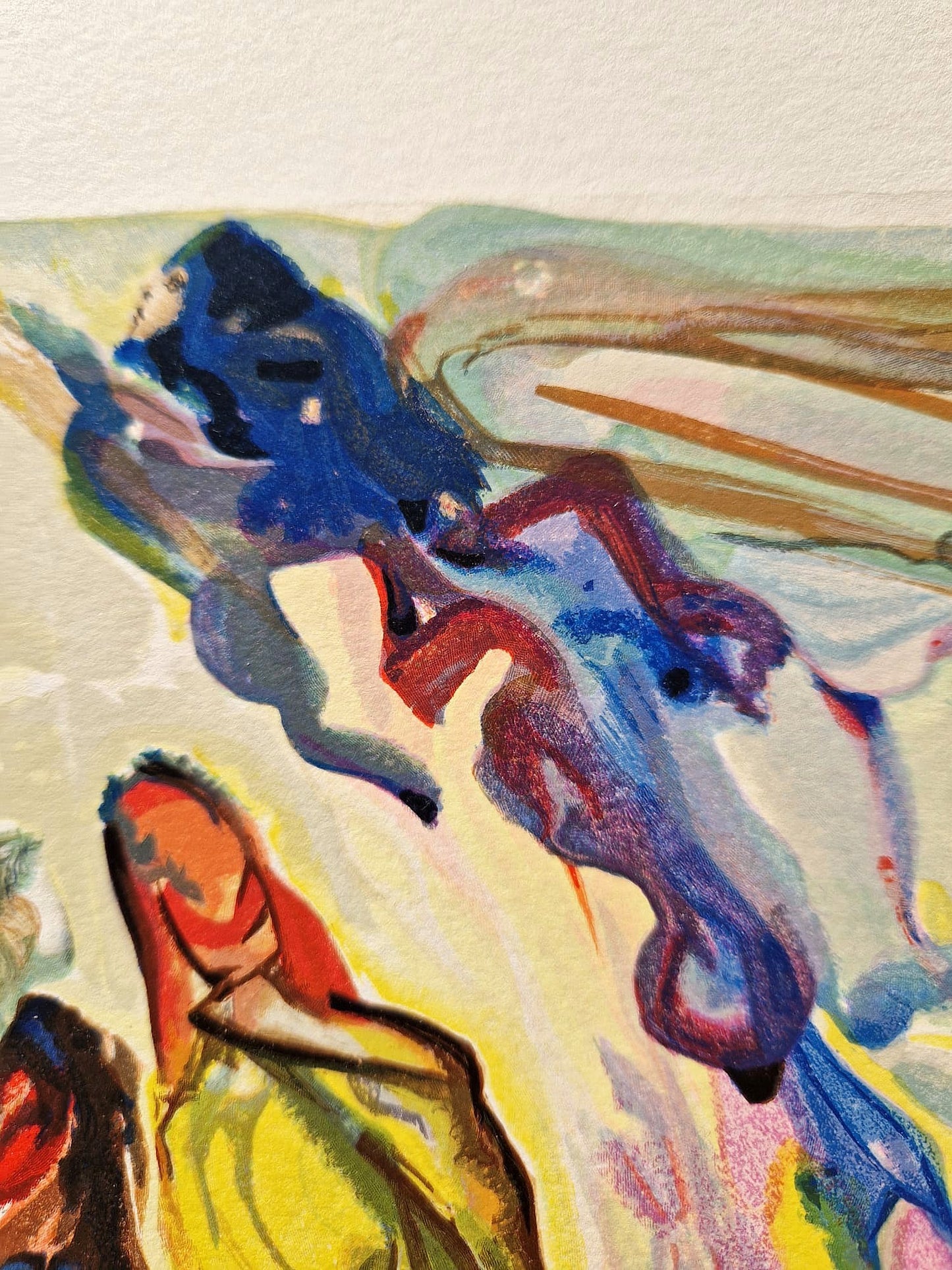 SALVADOR DALI - Ghost of Ancestors (Dante - Divine comedy) (Unframed) Woodcut