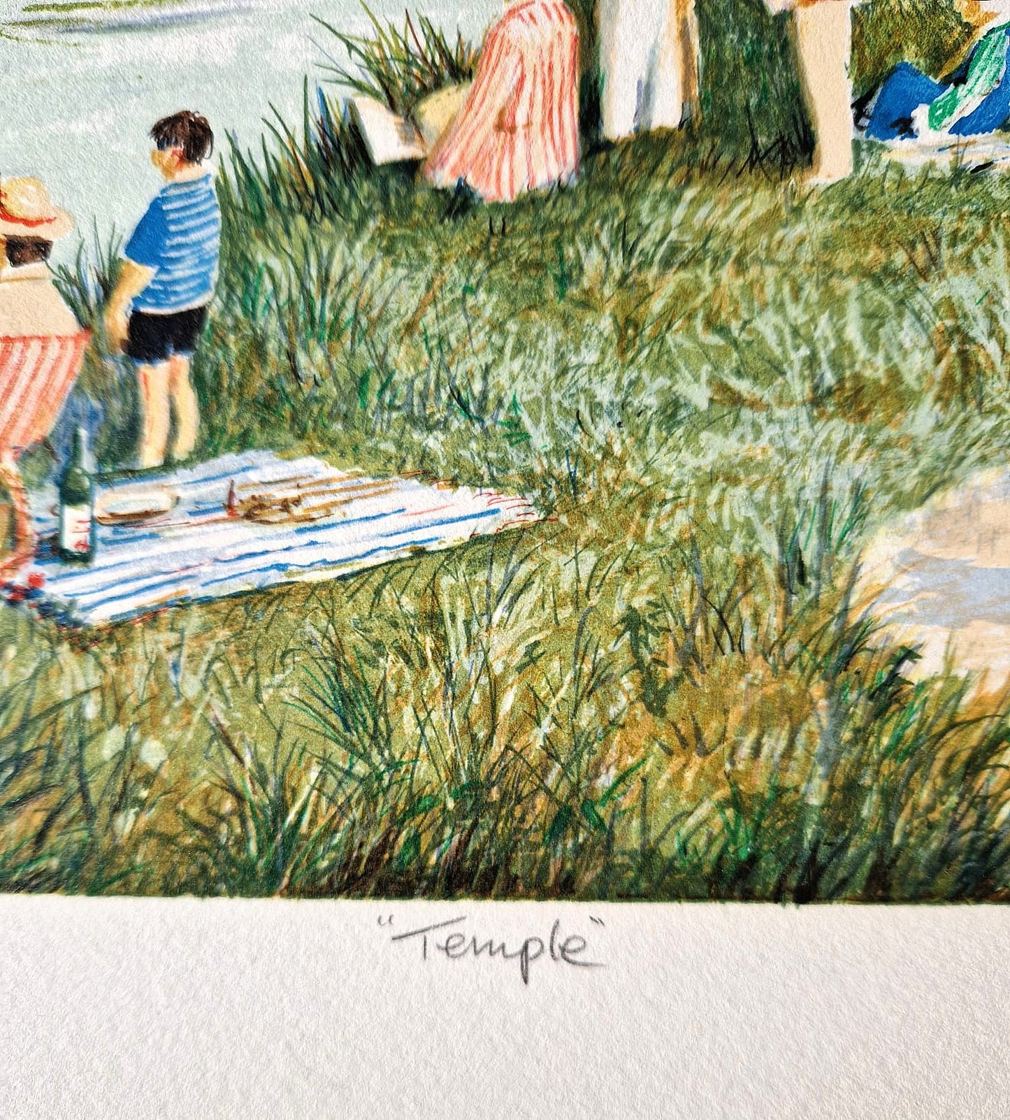 JEREMY KING - Templé (Unframed) Lithograph