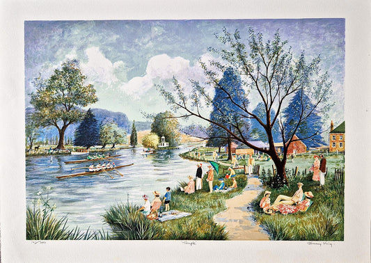 JEREMY KING - Templé (Unframed) Lithograph
