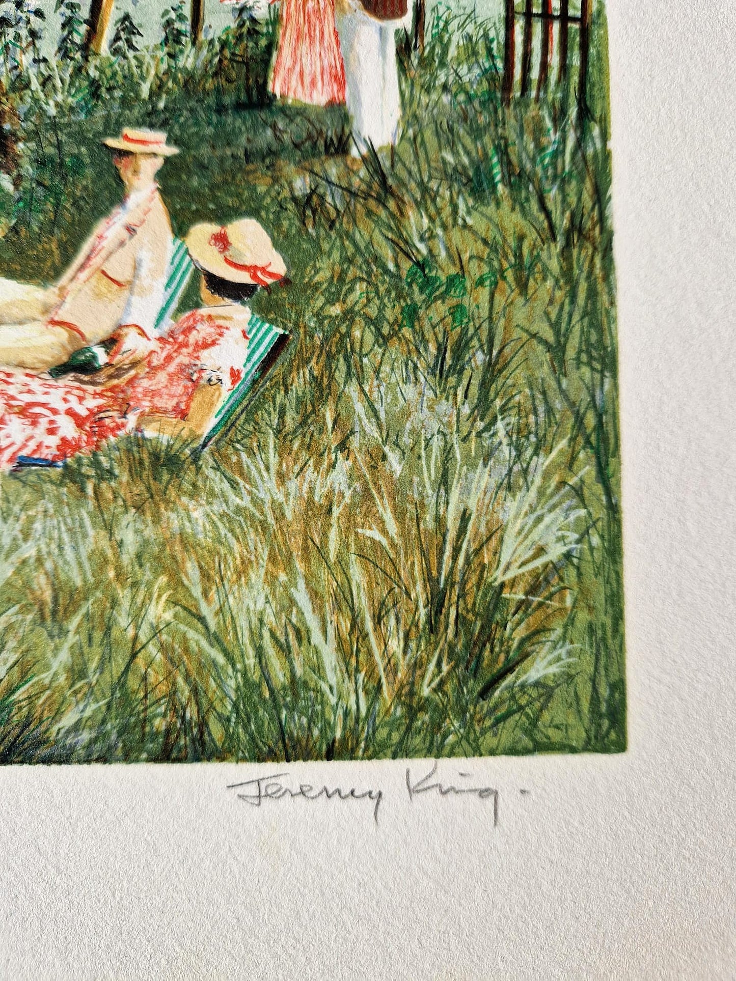 JEREMY KING - Templé (Unframed) Lithograph