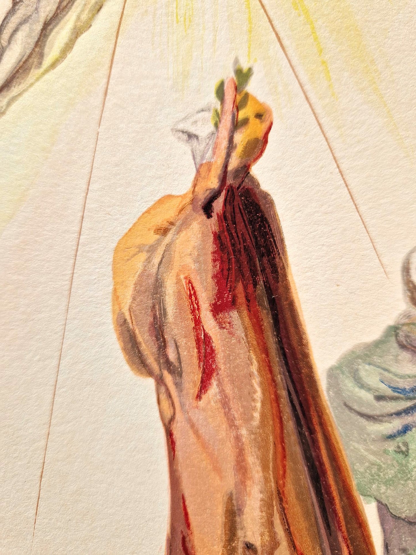 SALVADOR DALI - Christ Apparition  (Dante - Divine Comedy) (Unframed)