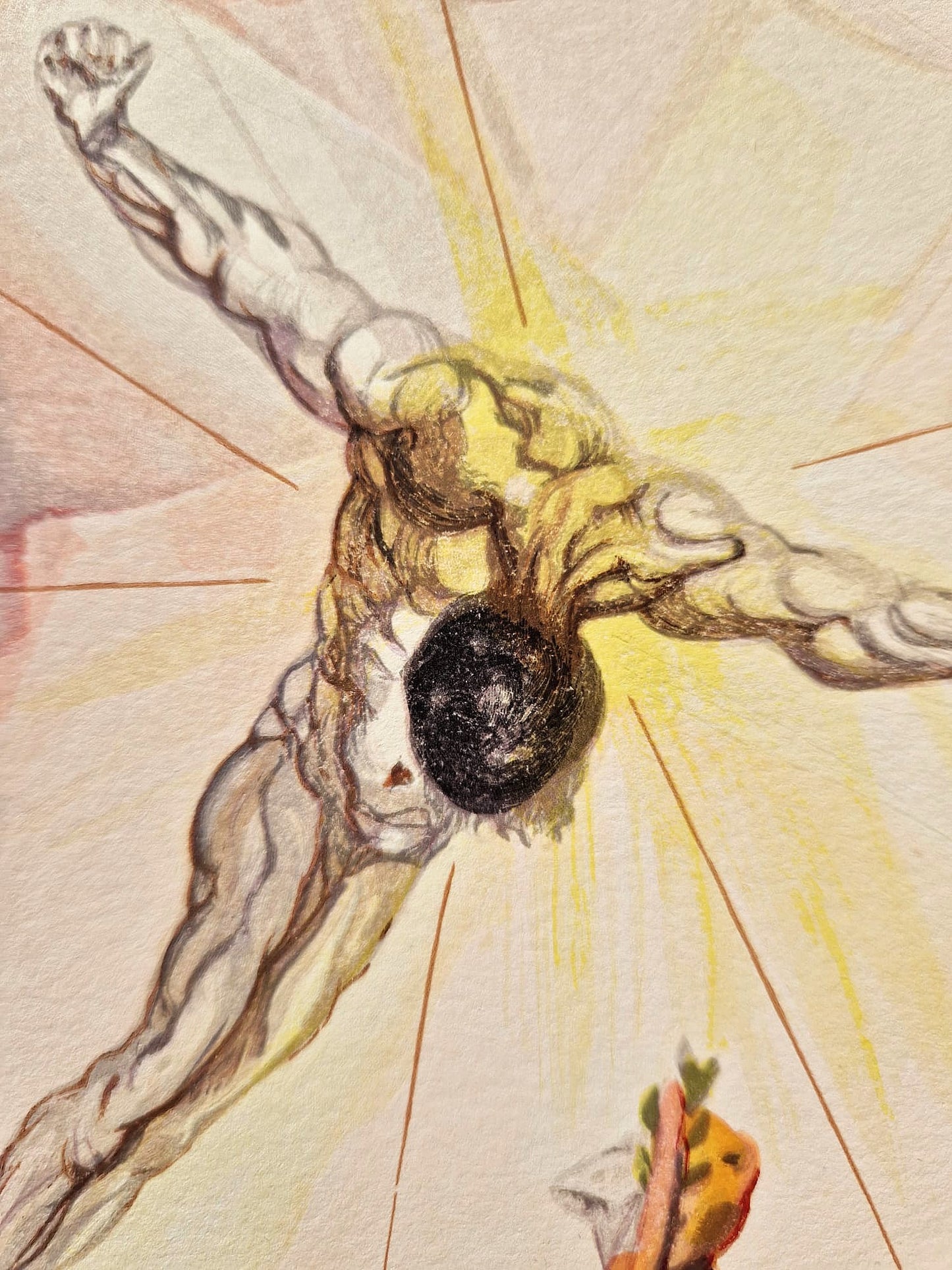 SALVADOR DALI - Christ Apparition  (Dante - Divine Comedy) (Unframed)