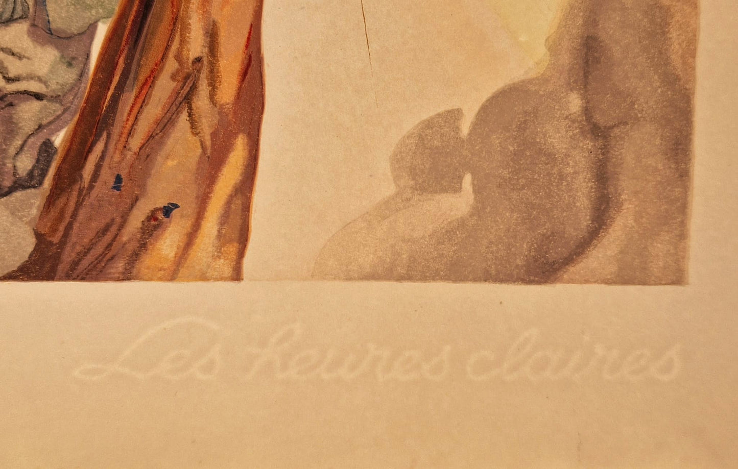 SALVADOR DALI - Christ Apparition  (Dante - Divine Comedy) (Unframed)