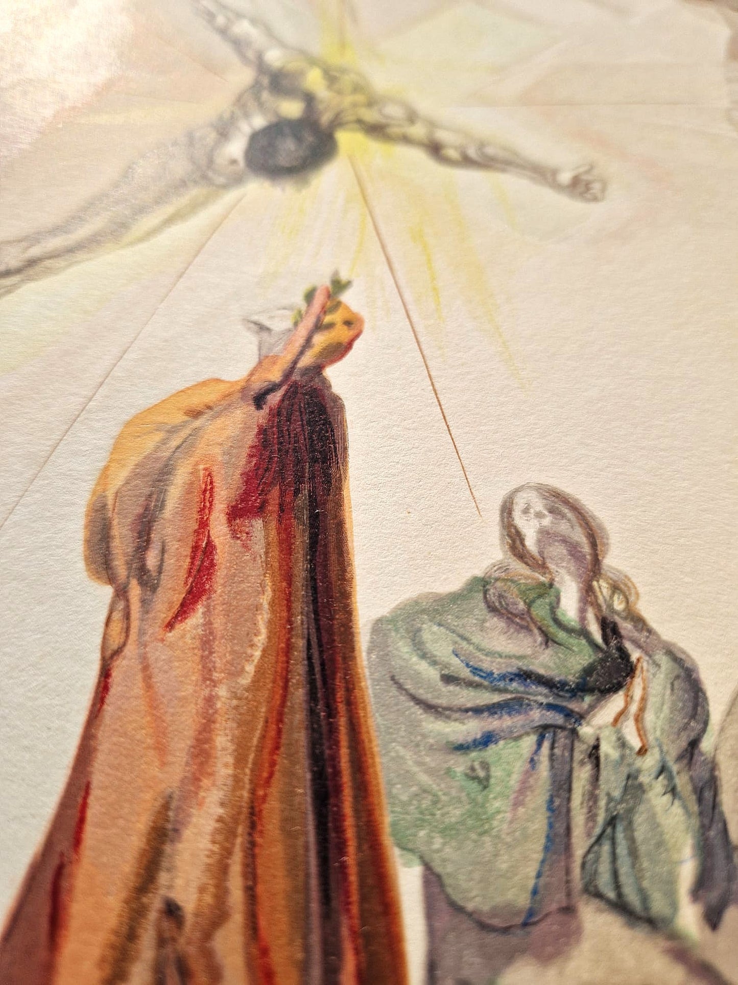 SALVADOR DALI - Christ Apparition  (Dante - Divine Comedy) (Unframed)