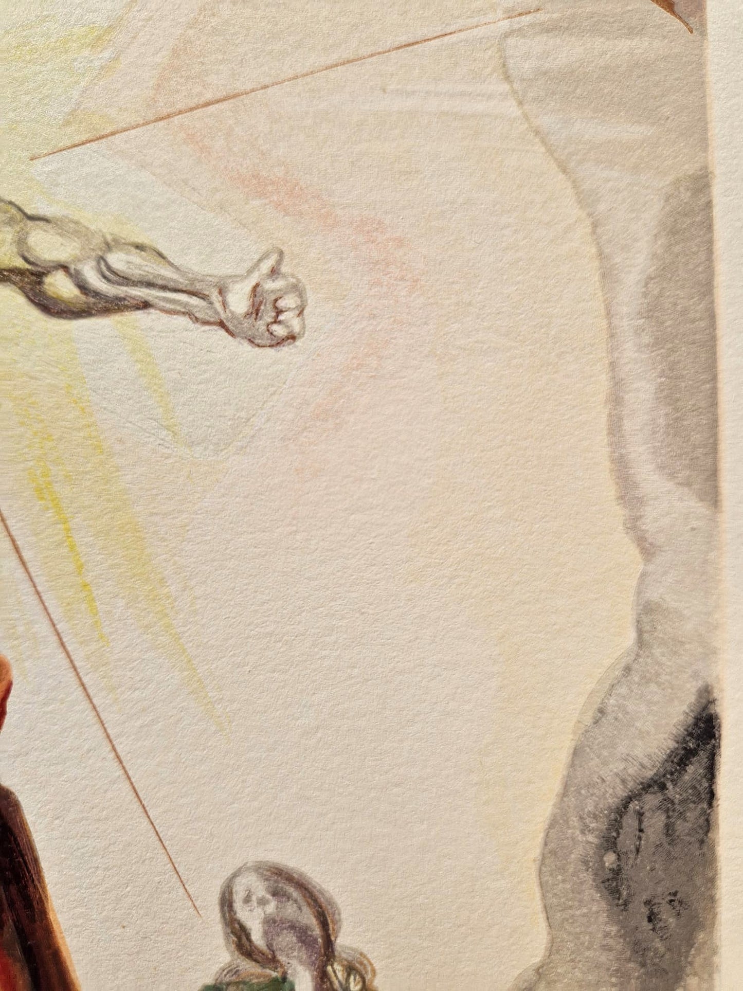 SALVADOR DALI - Christ Apparition  (Dante - Divine Comedy) (Unframed)