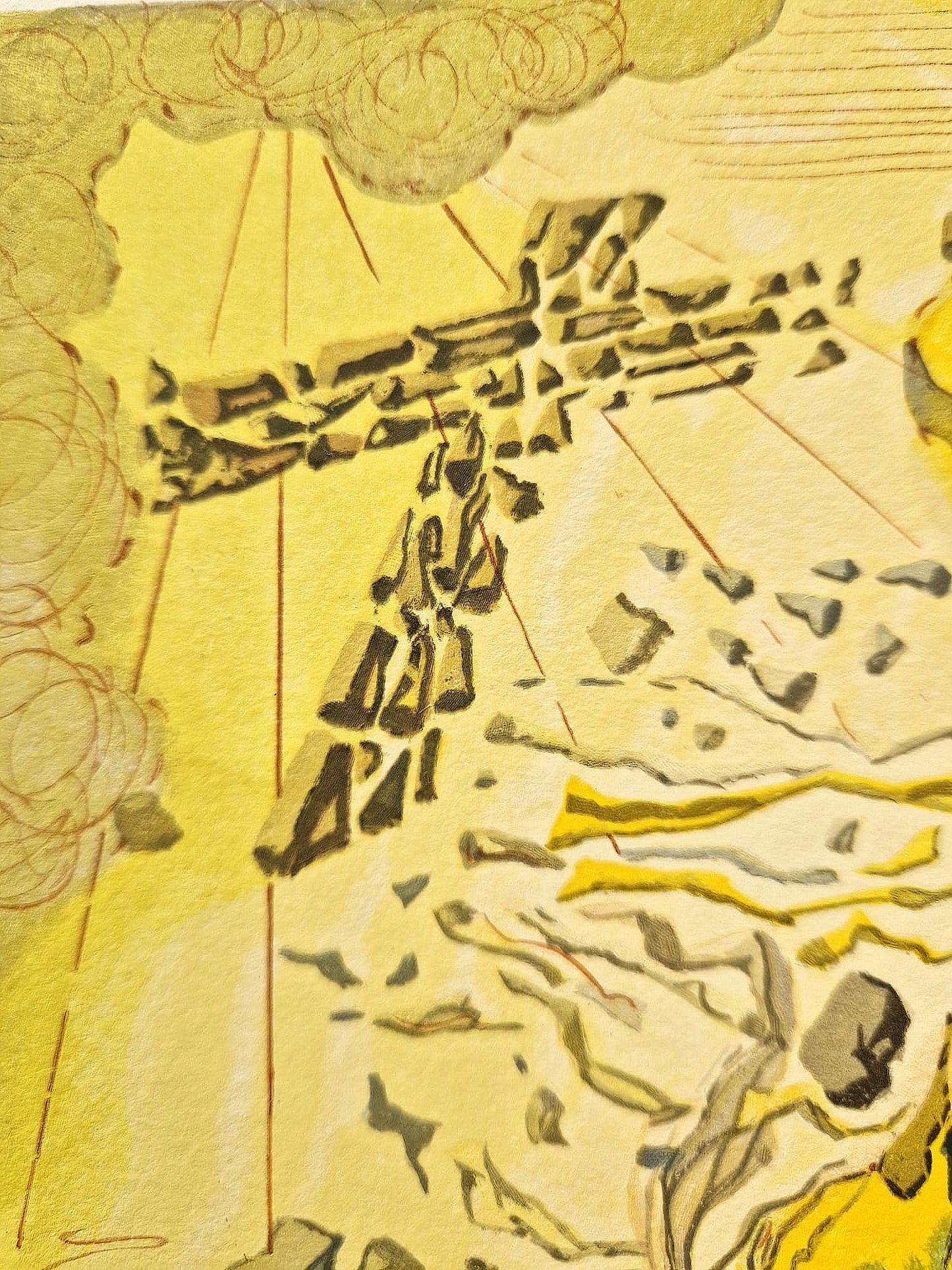 SALVADOR DALI - The Shine of Glorious Bodies (Dante - Divine Comedy) (Unframed)