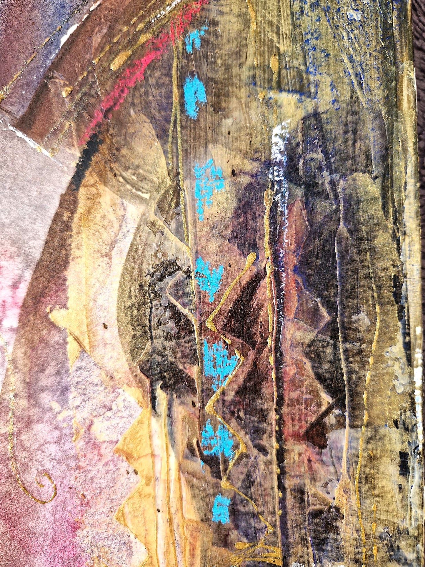 MICHAEL ROZENVAIN - A Hidden Beautiful Spectator (UNIQUE - Watercolor) (Unframed)