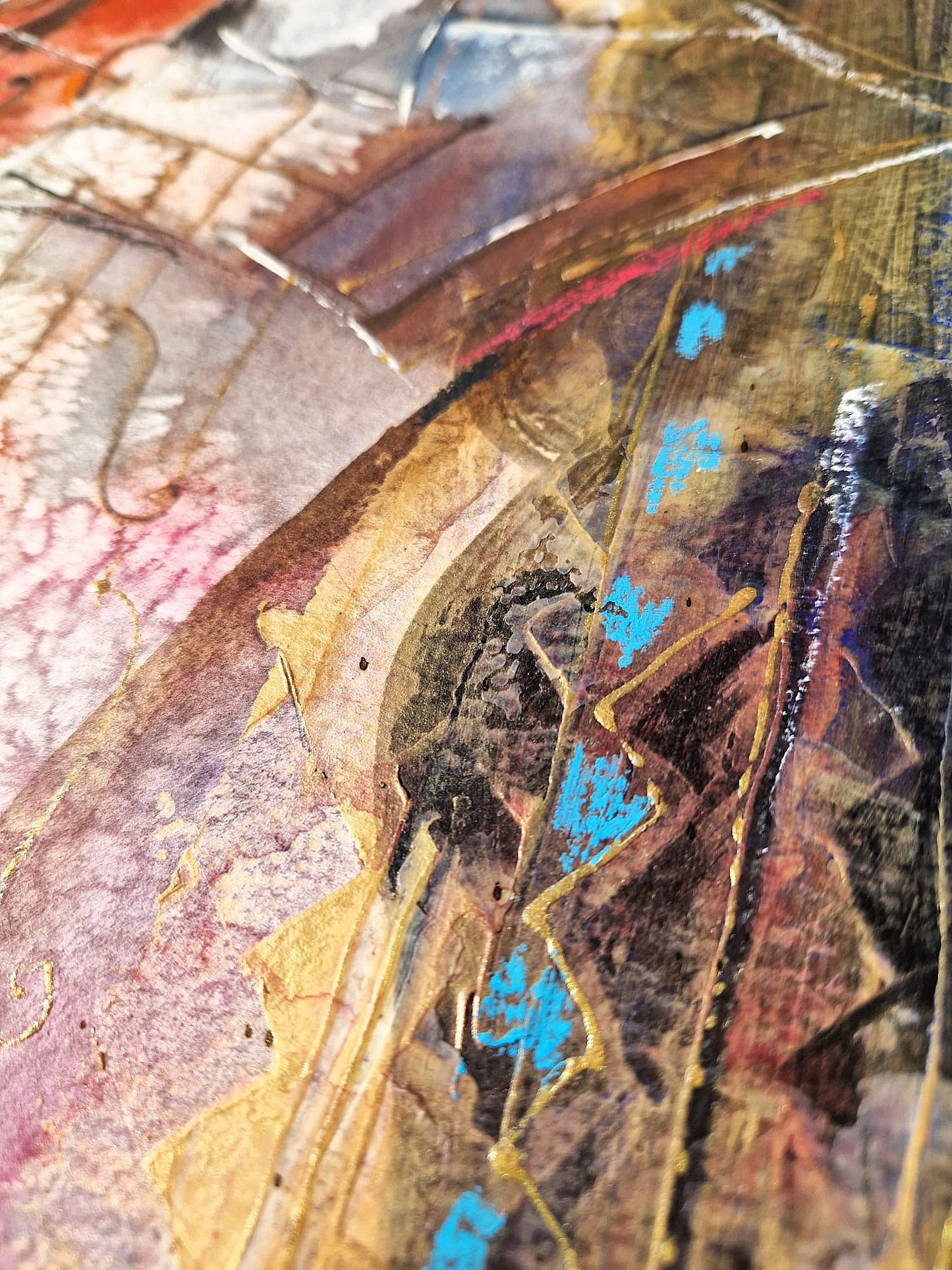 MICHAEL ROZENVAIN - A Hidden Beautiful Spectator (UNIQUE - Watercolor) (Unframed)