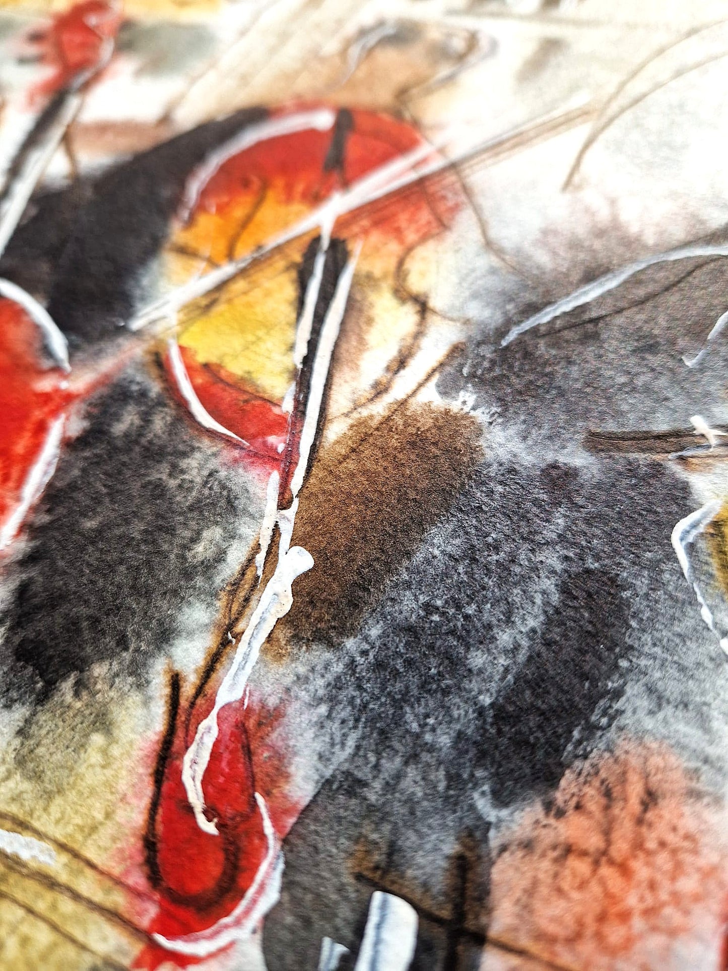 MICHAEL ROZENVAIN - Florence Quartet (UNIQUE - Watercolor) (Unframed)