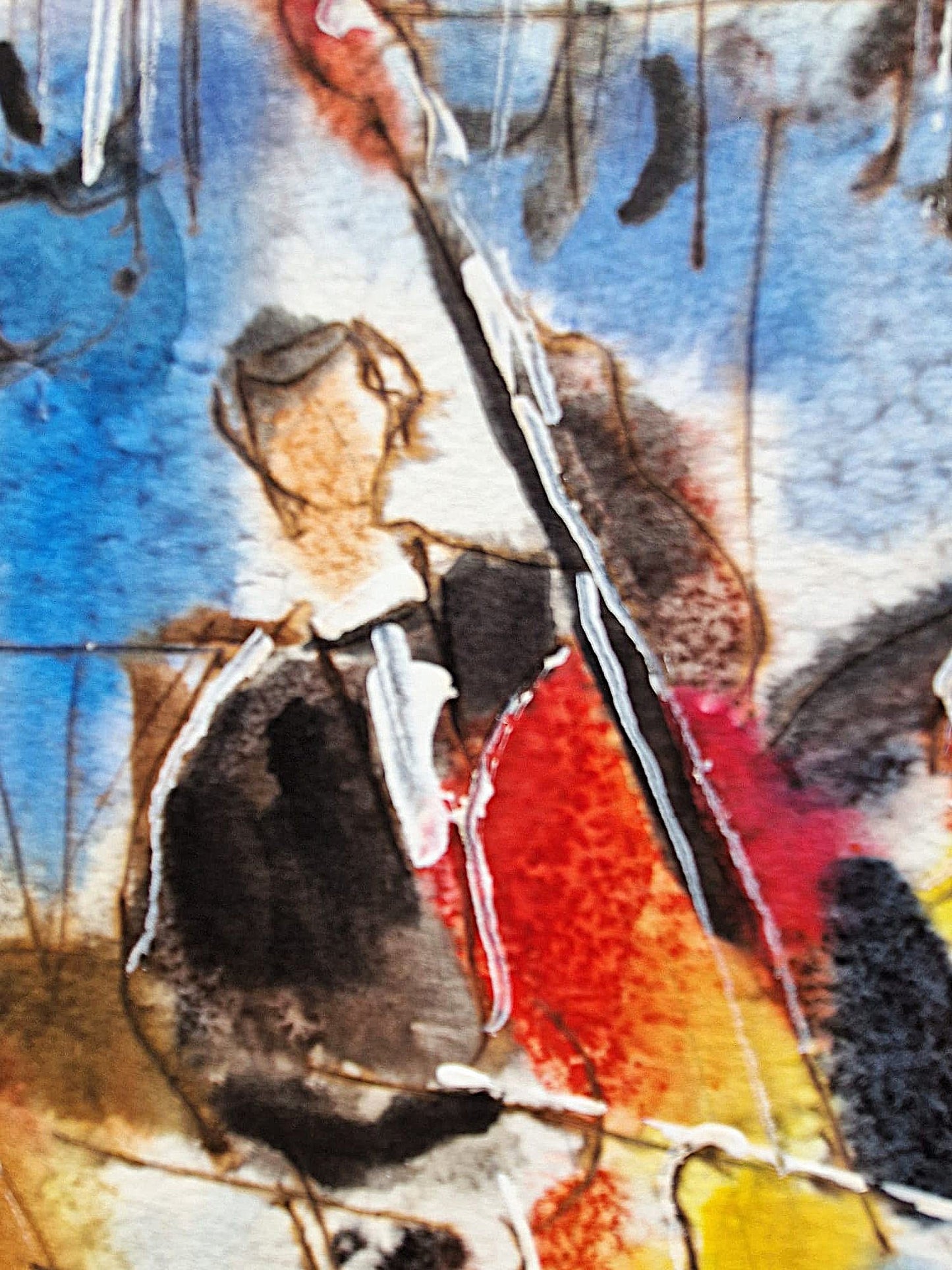 MICHAEL ROZENVAIN - Summer Sonata (UNIQUE - Watercolor) (Unframed)