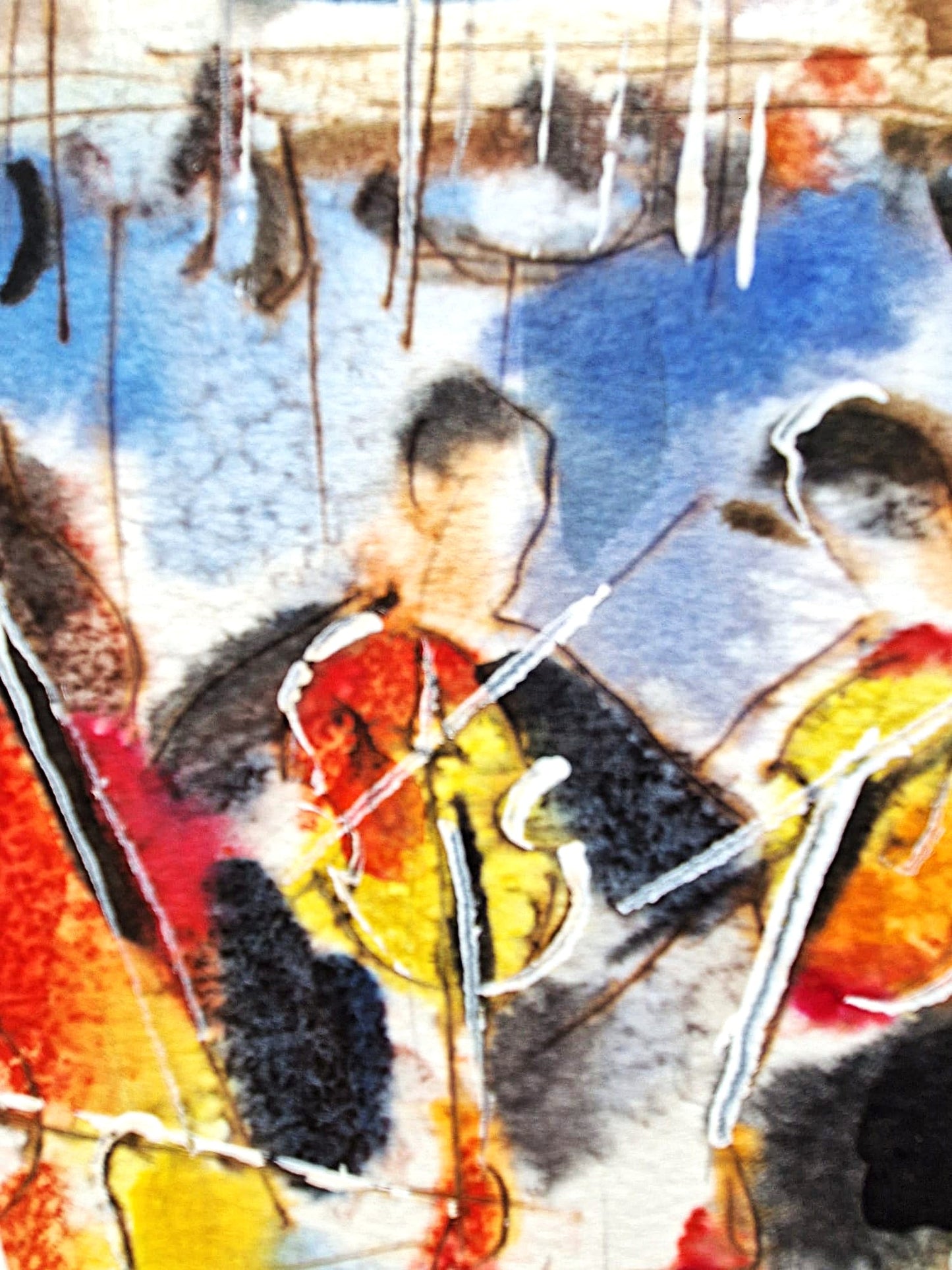 MICHAEL ROZENVAIN - Summer Sonata (UNIQUE - Watercolor) (Unframed)