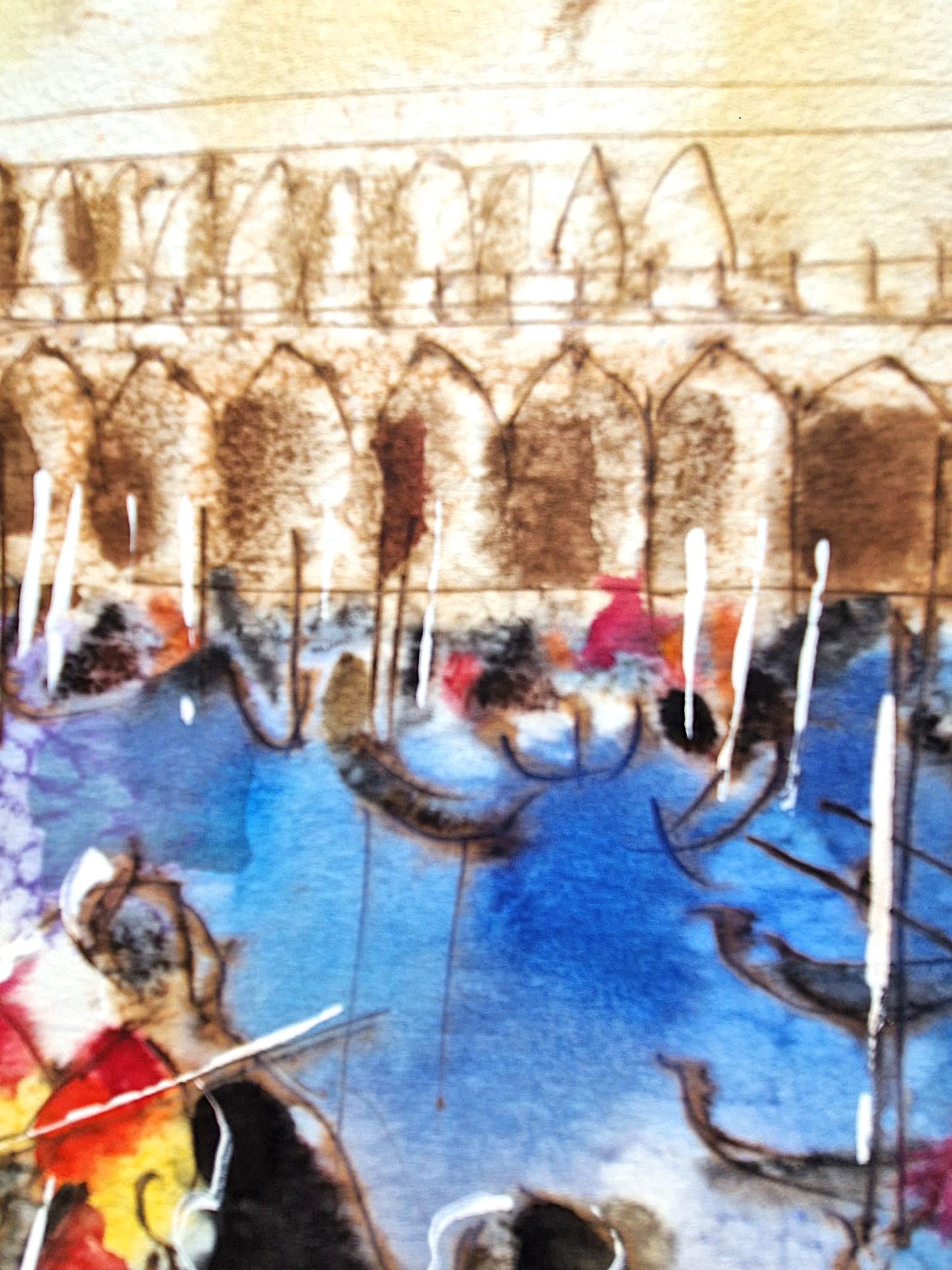 MICHAEL ROZENVAIN - Summer Sonata (UNIQUE - Watercolor) (Unframed)