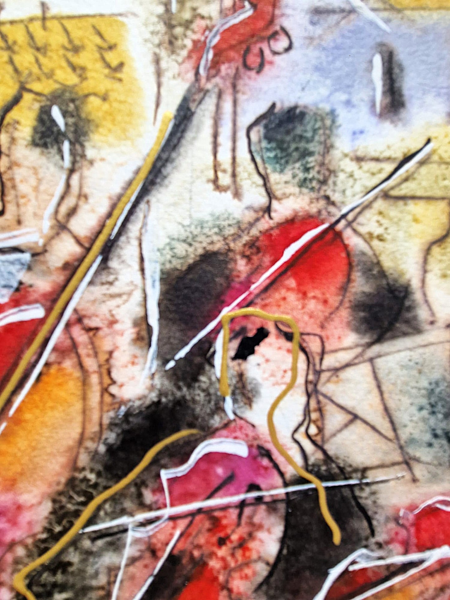 MICHAEL ROZENVAIN - Conductor & Musicians (UNIQUE - Watercolor) (Unframed)