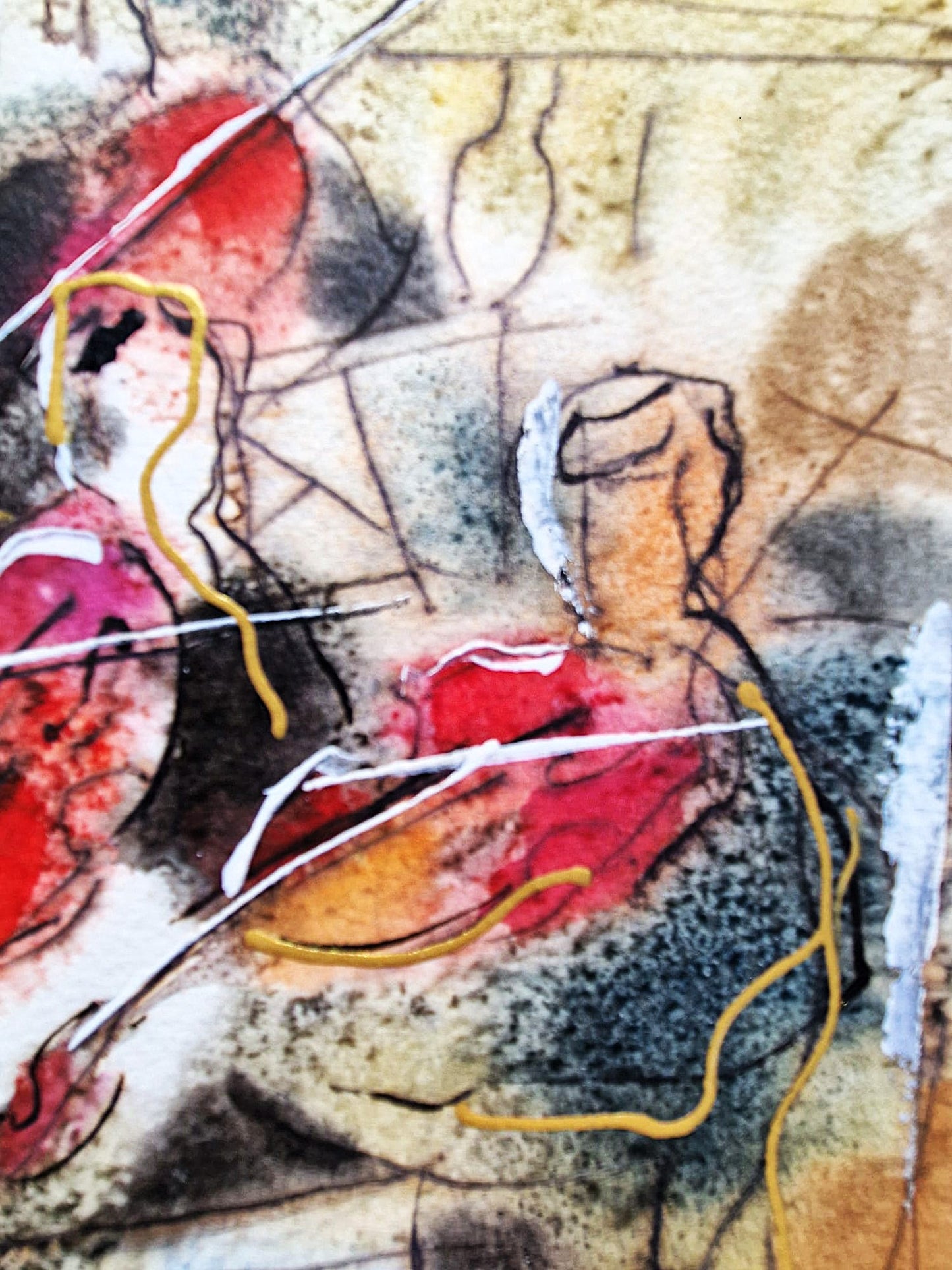 MICHAEL ROZENVAIN - Conductor & Musicians (UNIQUE - Watercolor) (Unframed)