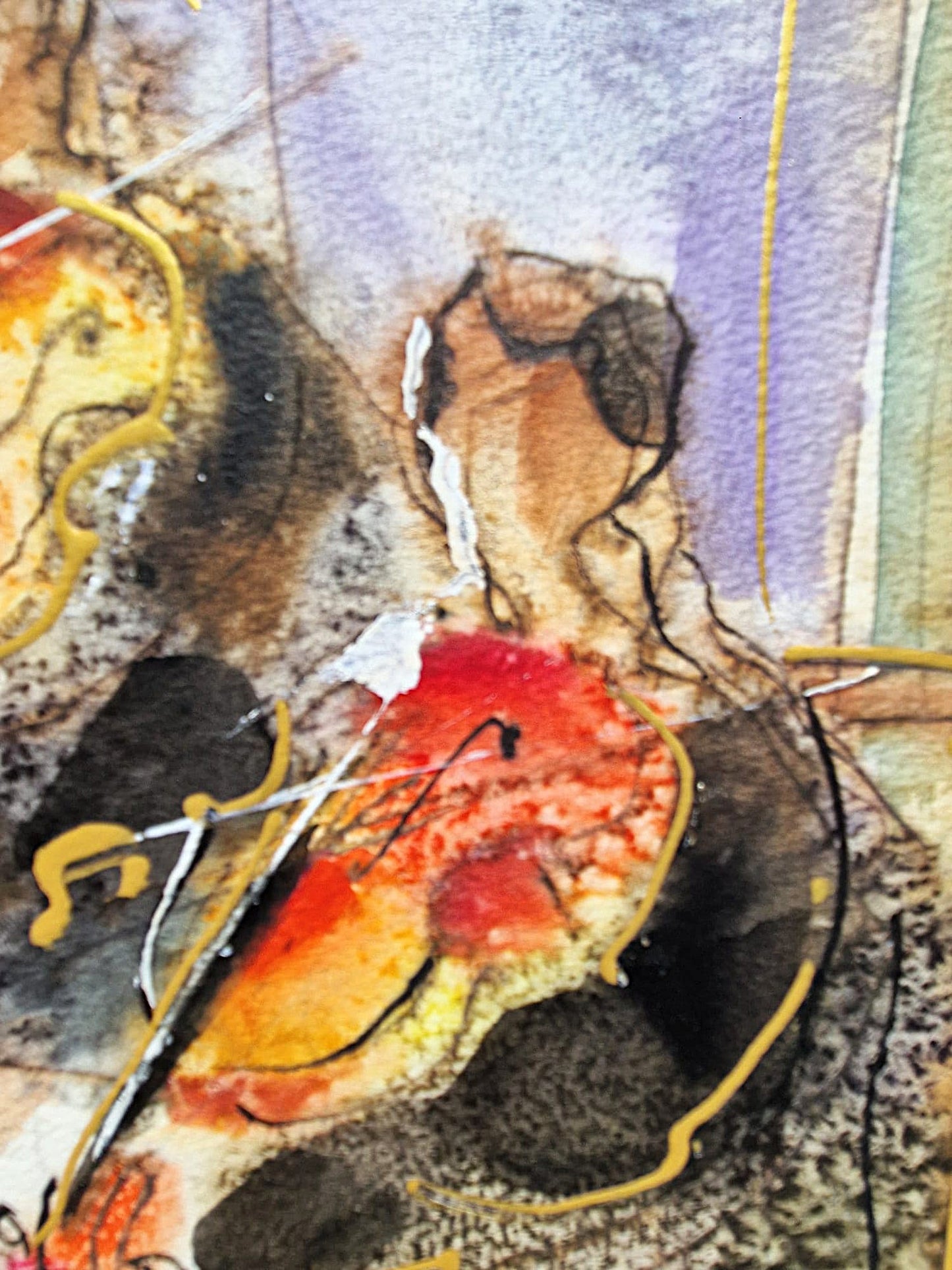 MICHAEL ROZENVAIN - Musical Florence (UNIQUE - Watercolor) (Unframed)