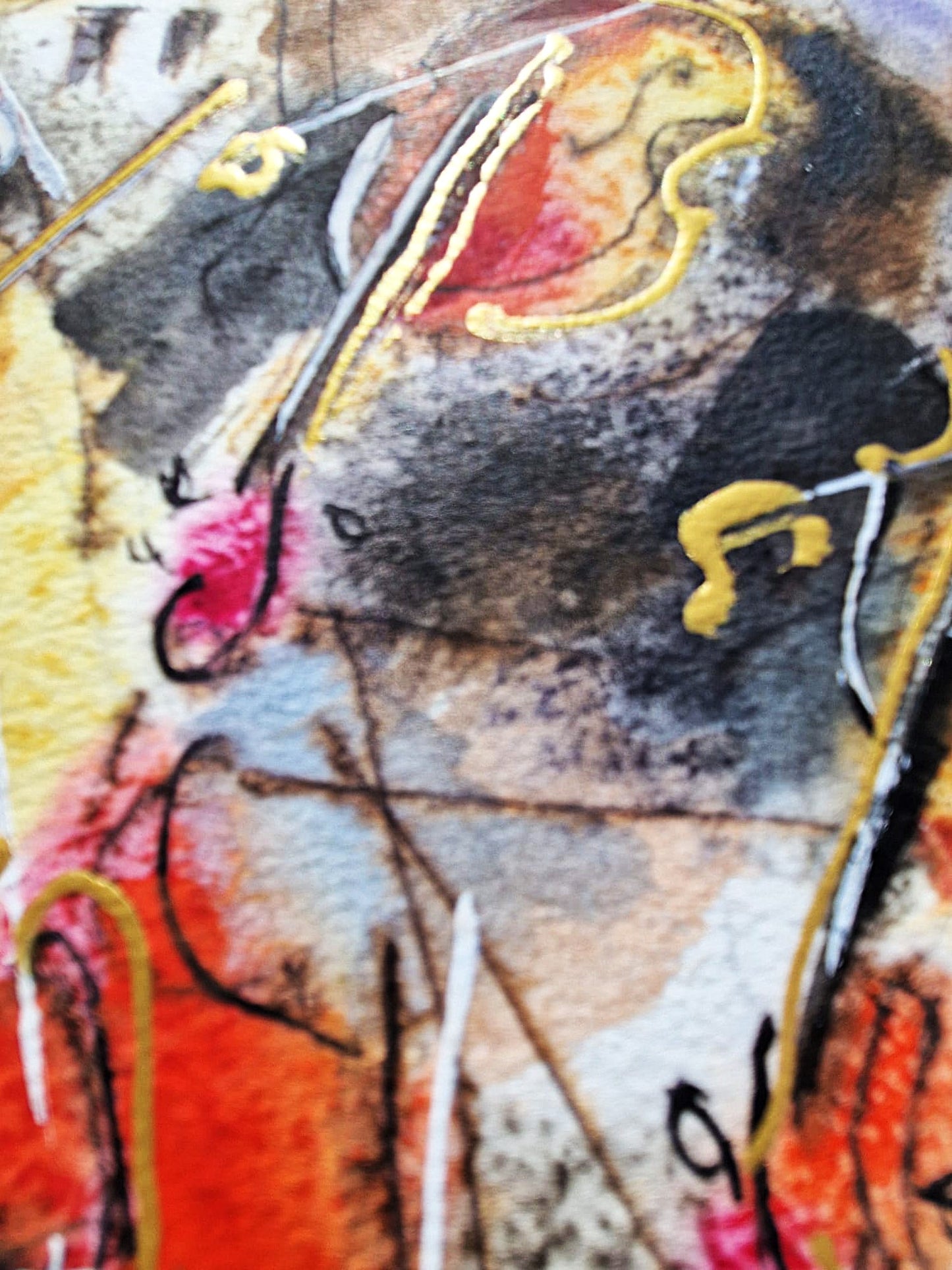 MICHAEL ROZENVAIN - Musical Florence (UNIQUE - Watercolor) (Unframed)