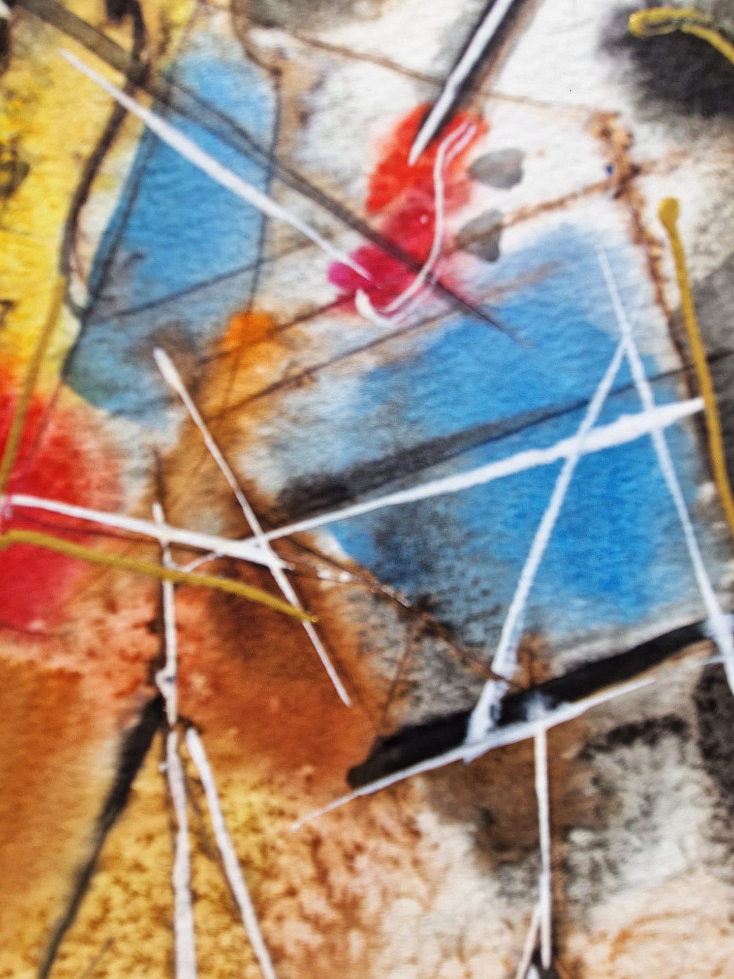 MICHAEL ROZENVAIN - Intimate Orchestra (UNIQUE - Watercolor) (Unframed)