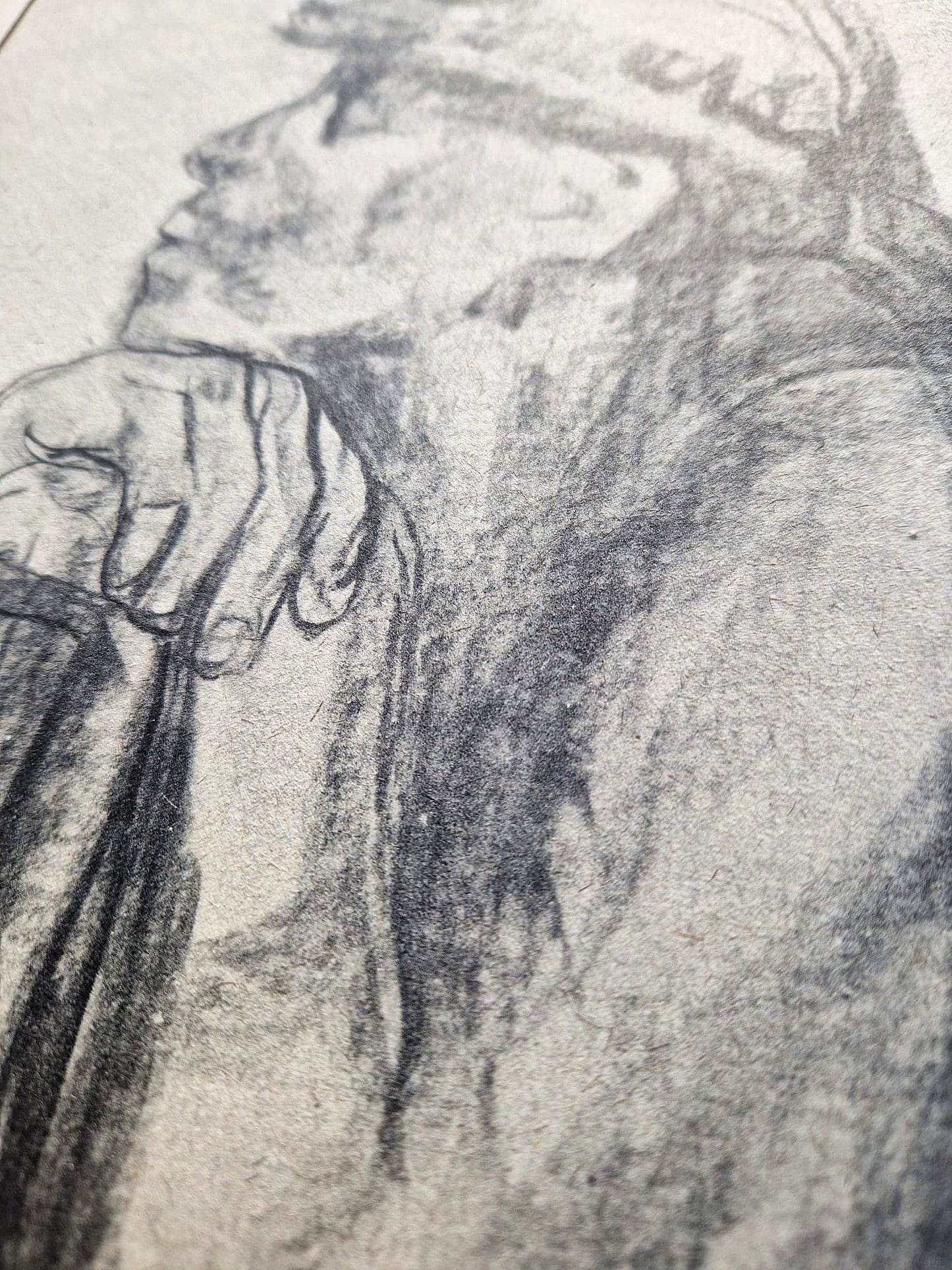 Käthe Kollwitz - Study for Professor Breyfig's Gravestone (Unframed), High-Quality Collotype Print