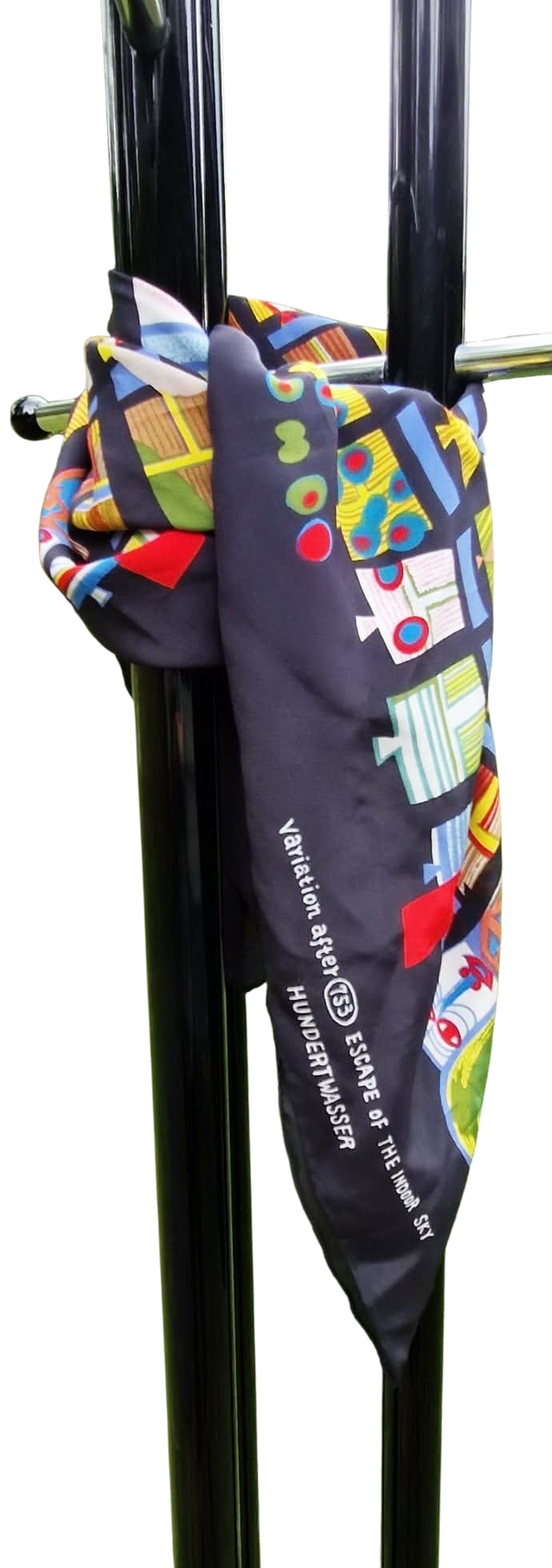 FRIEDENSREICH HUNDERTWASSER - Escape of the Indoor Sky ( Ladies Scarf ) Art Print from Gallery