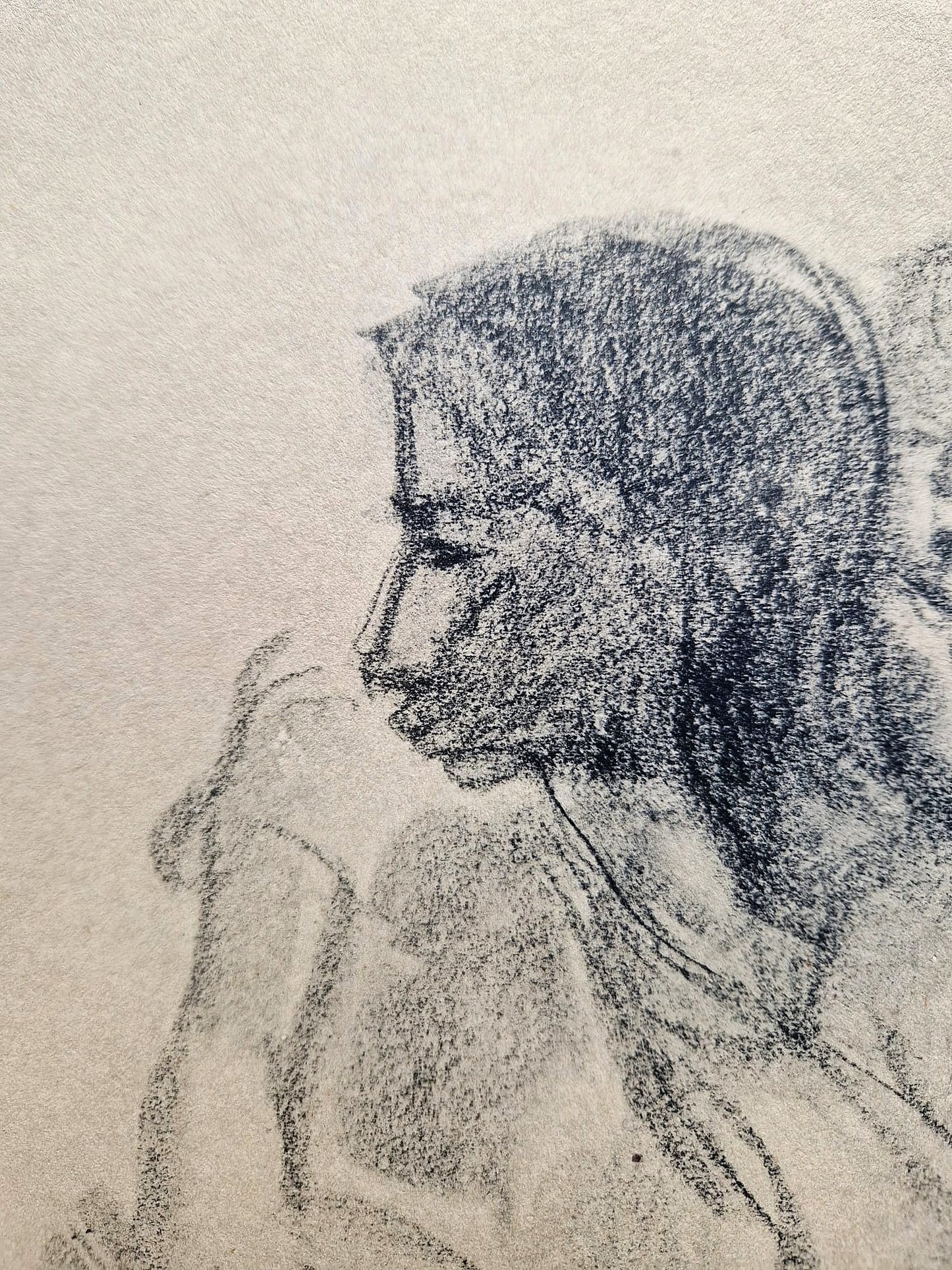 Käthe Kollwitz - Rodina (nerámovaná), vysokokvalitná kolotypia