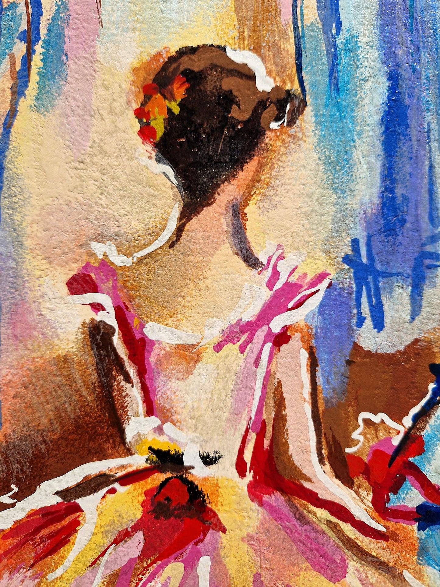 MICHAEL ROZENVAIN - Melodie Ballerina (Nerámovaná) Sieťotlač