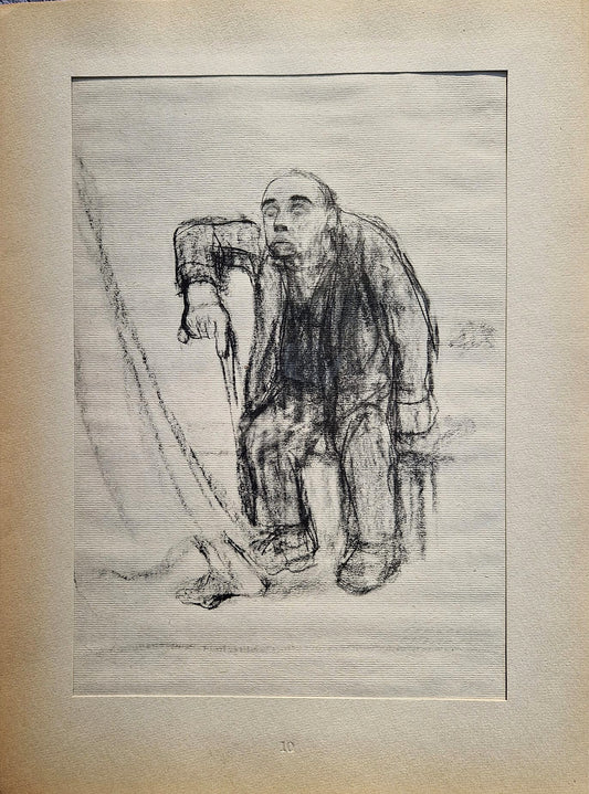 Käthe Kollwitz – Konrad, Volanie smrti (bez rámu), vysokokvalitná kolotypia