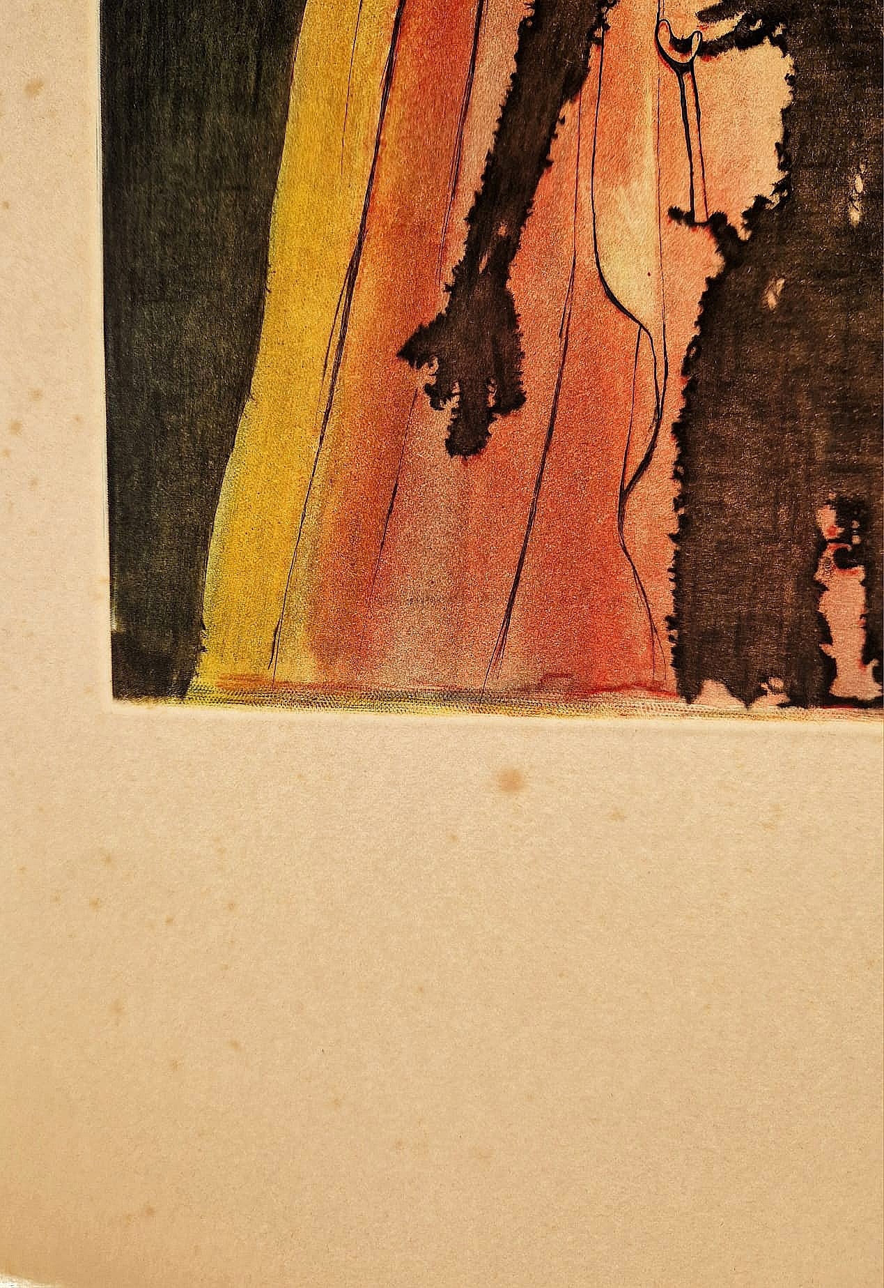 SALVADOR DALI - The Ghost Tells the Story of the Murder (Hamlet Suite) (DISCOUNT!) (Unframed), Etching