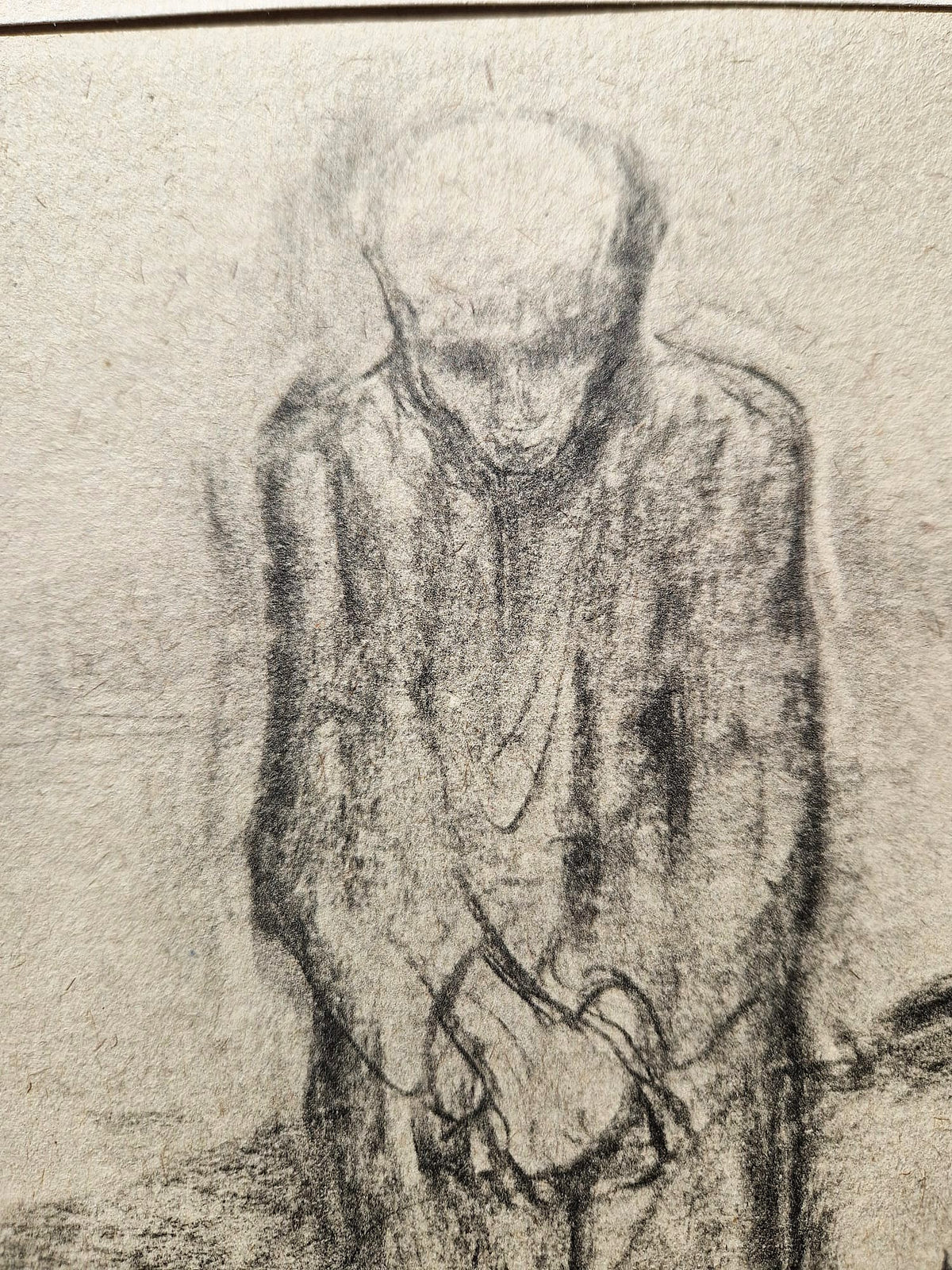 Käthe Kollwitz – Keď stojím a kopem si vlastný hrob (bez rámu), vysokokvalitná kolotypia