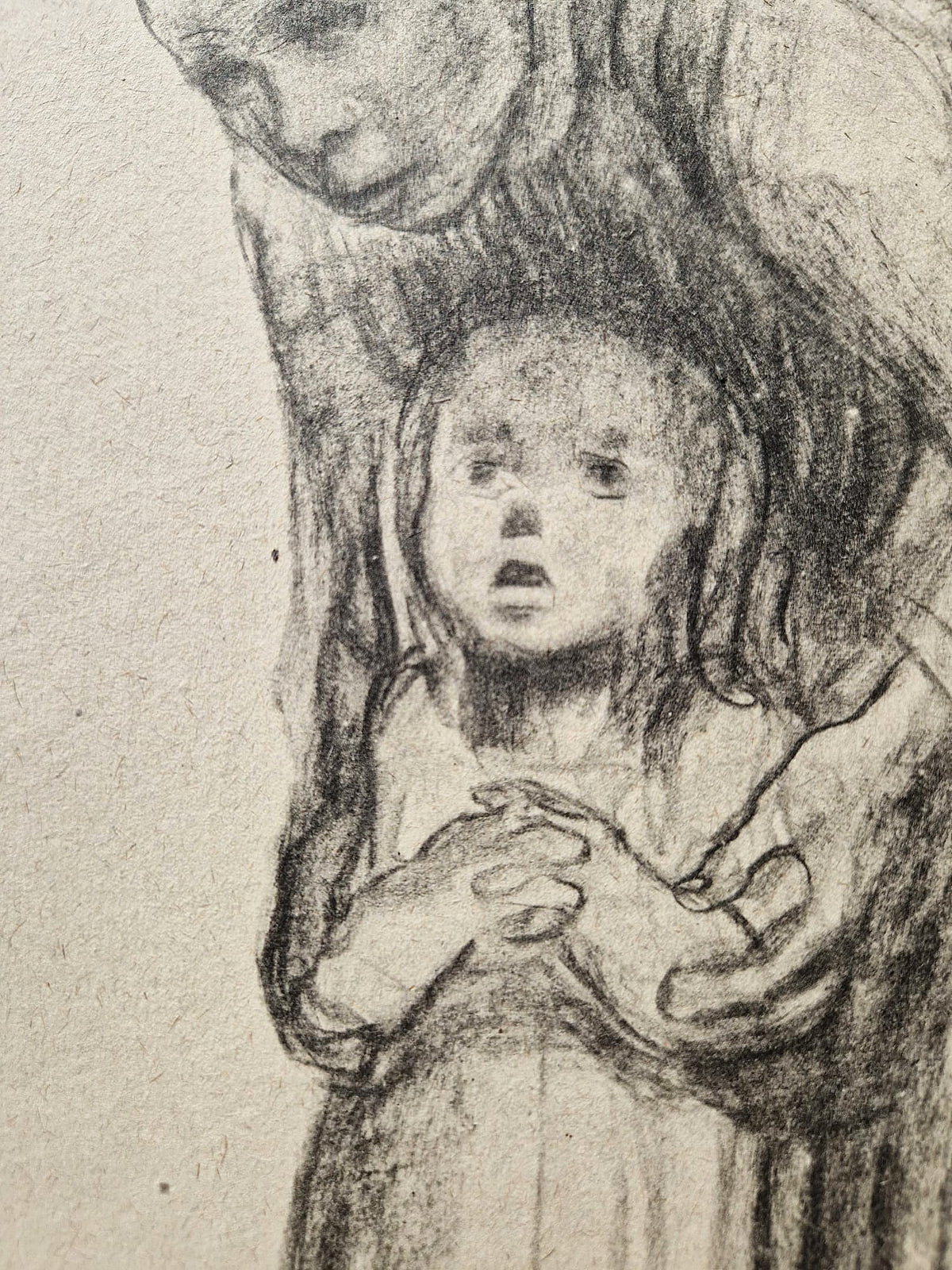 Käthe Kollwitz - Matka ochranná (bez rámu), vysokokvalitná kolotypia