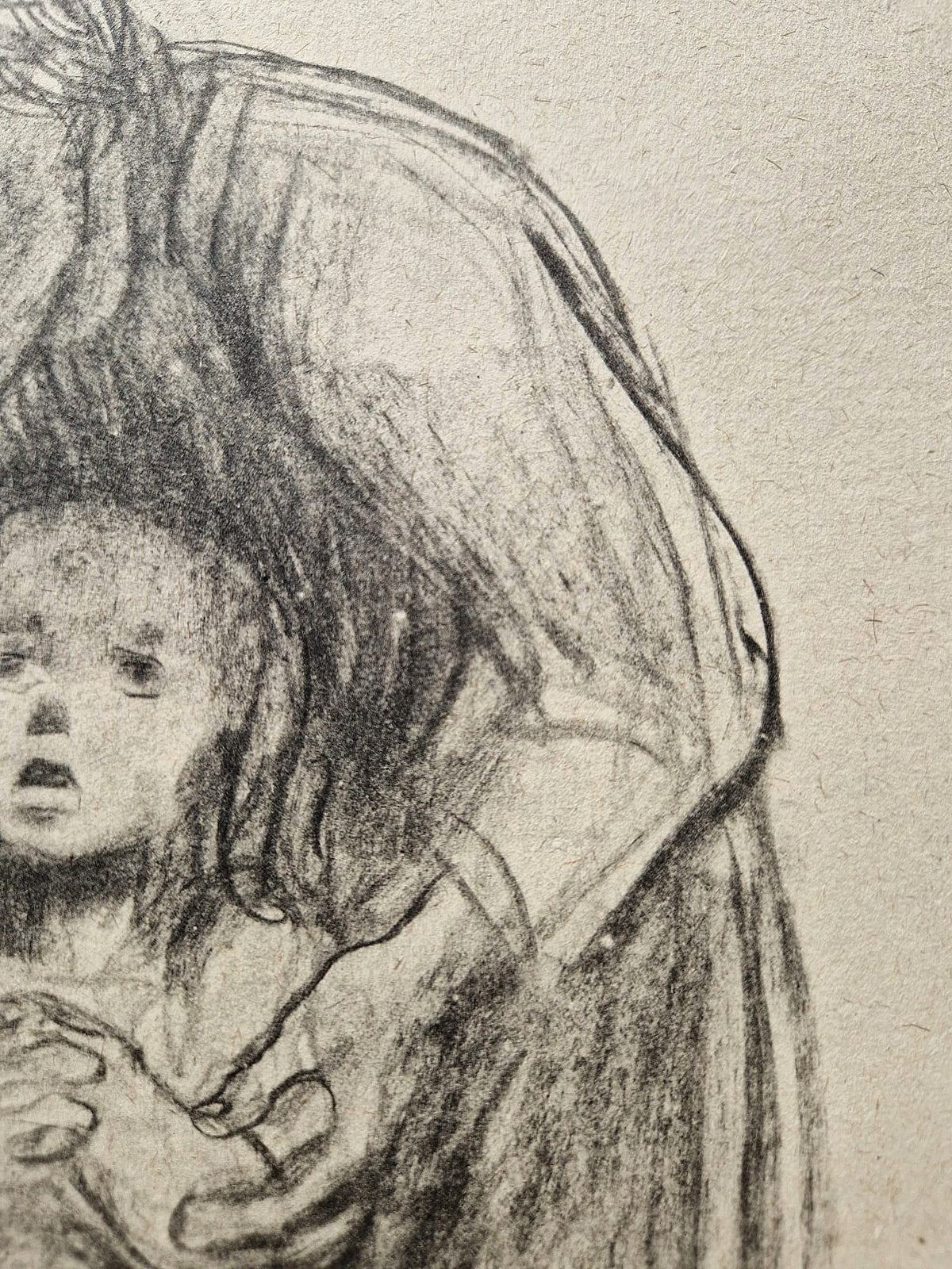 Käthe Kollwitz - Matka ochranná (bez rámu), vysokokvalitná kolotypia