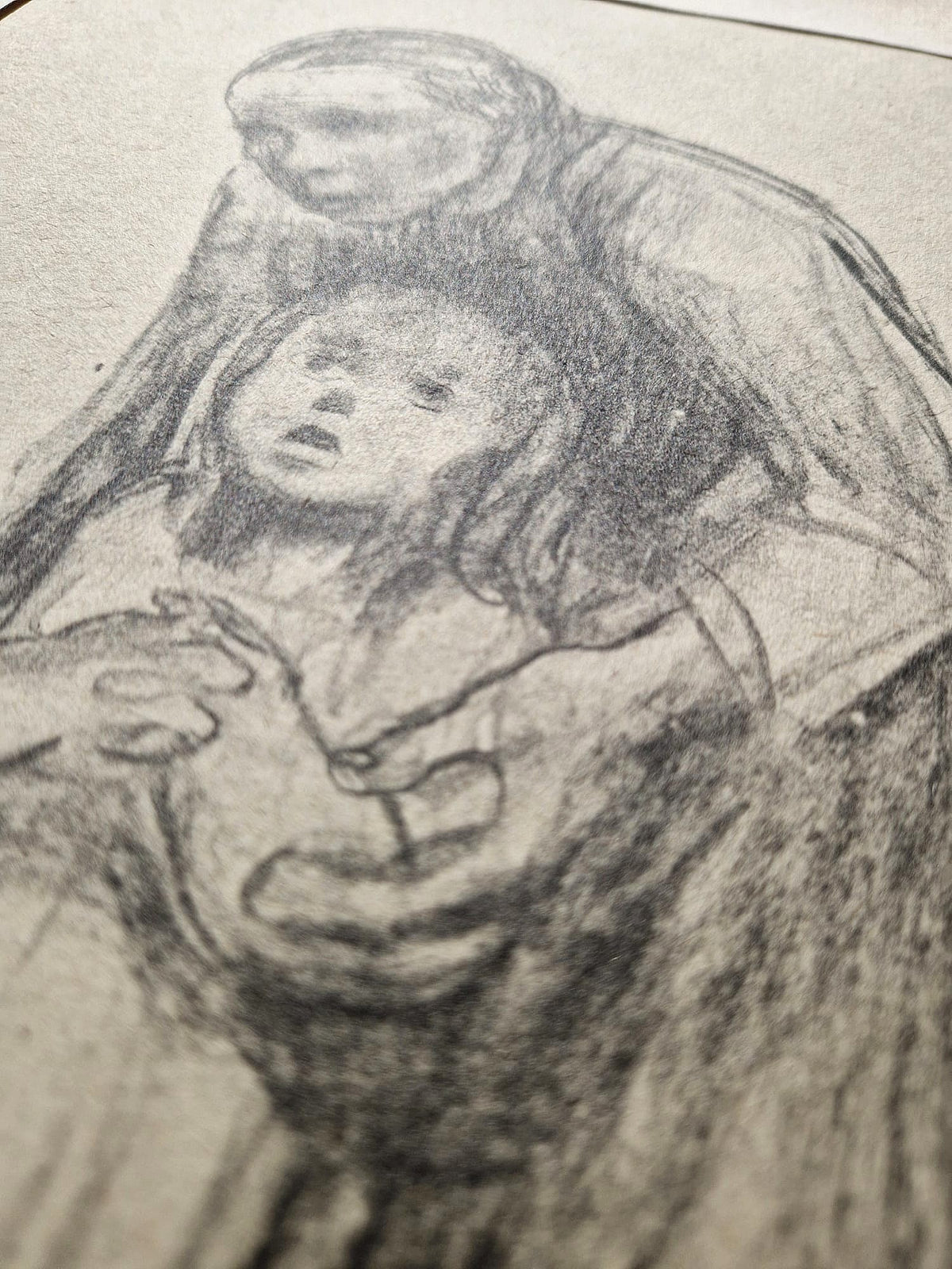 Käthe Kollwitz - Matka ochranná (bez rámu), vysokokvalitná kolotypia
