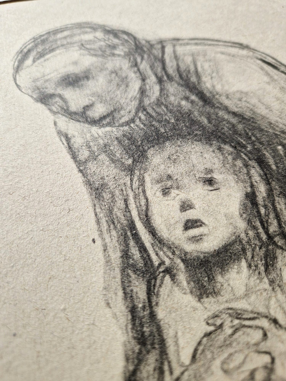 Käthe Kollwitz - Matka ochranná (bez rámu), vysokokvalitná kolotypia